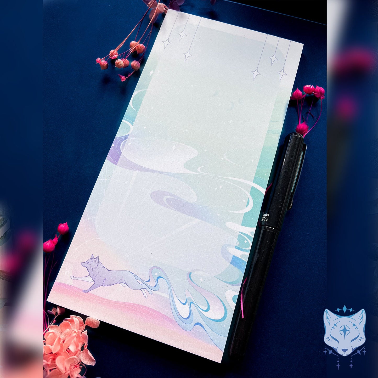 10x21cm Starry Fox Notepad