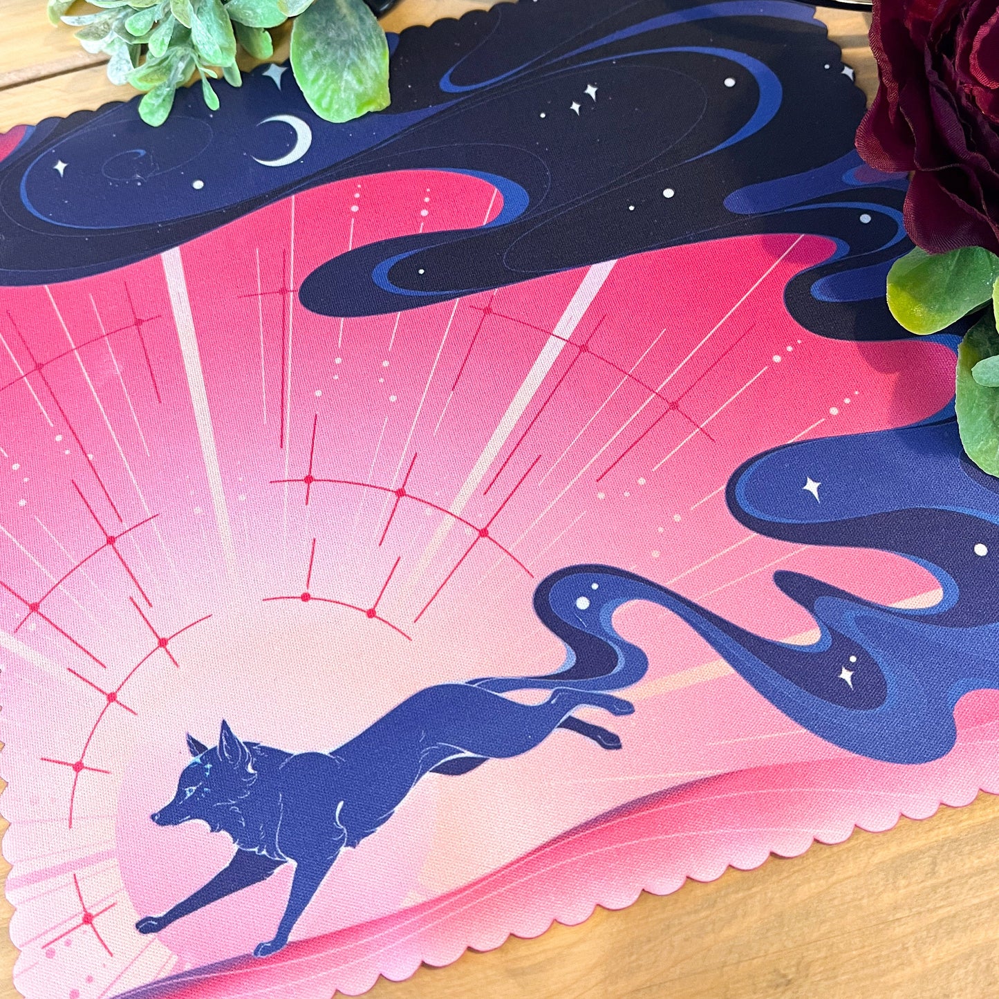 Midnight Fox 18cm Lens Cleaning Cloth - Microfibre cloth