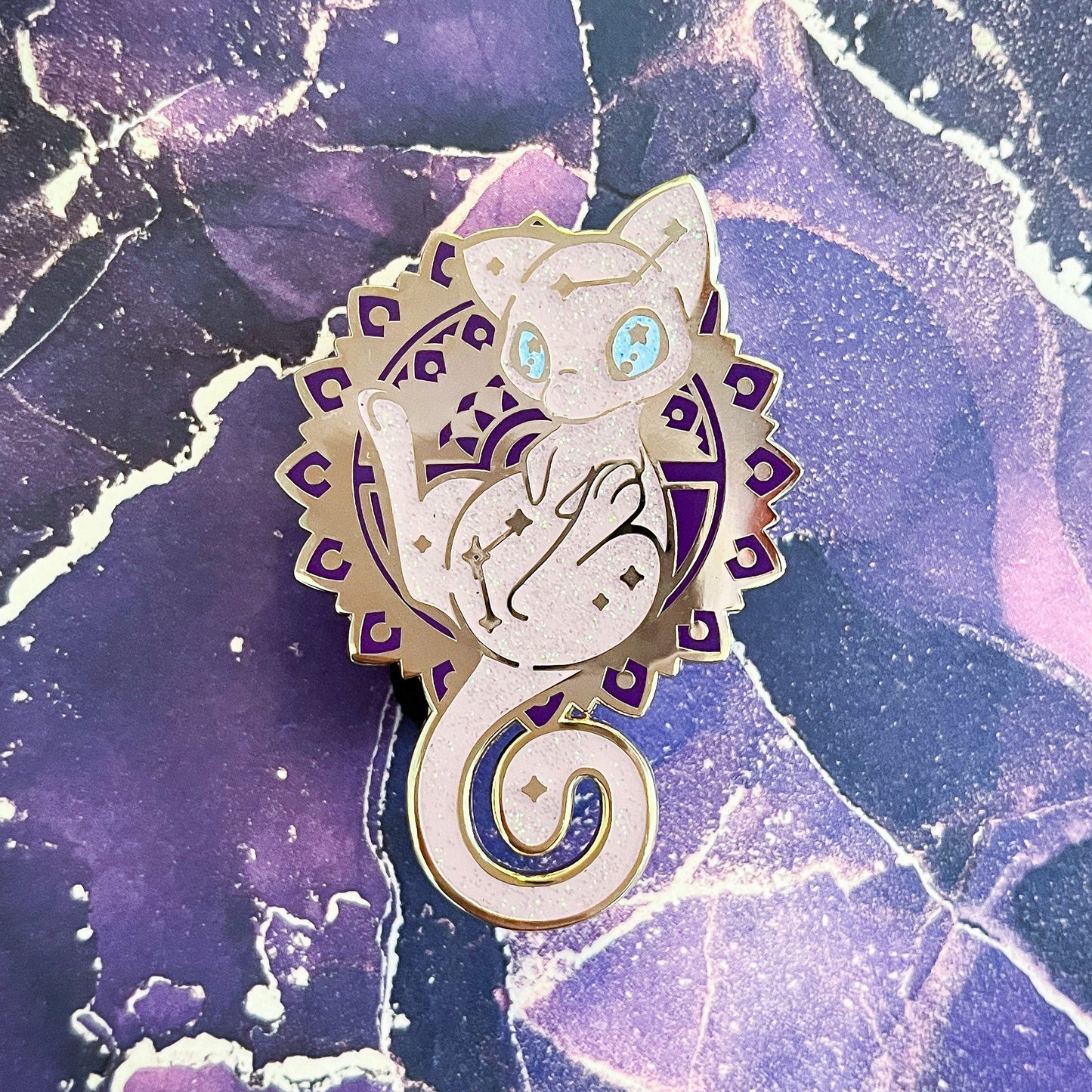 Psychic Cats - 55mm tall Enamel Pins