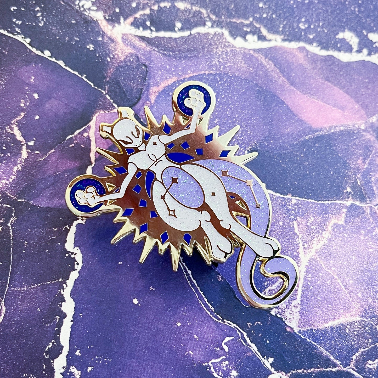 Psychic Cats - 55mm tall Enamel Pins
