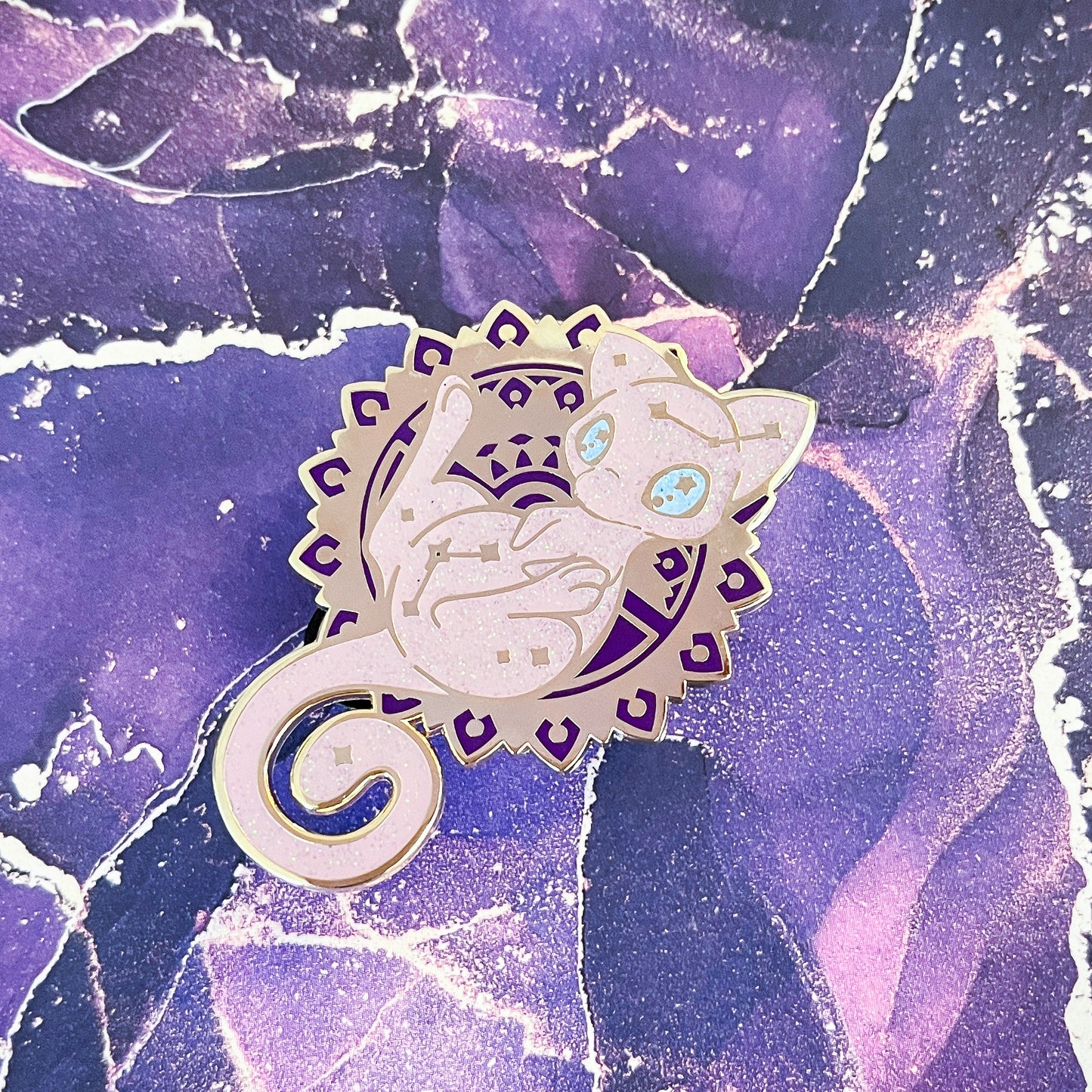 Psychic Cats - 55mm tall Enamel Pins