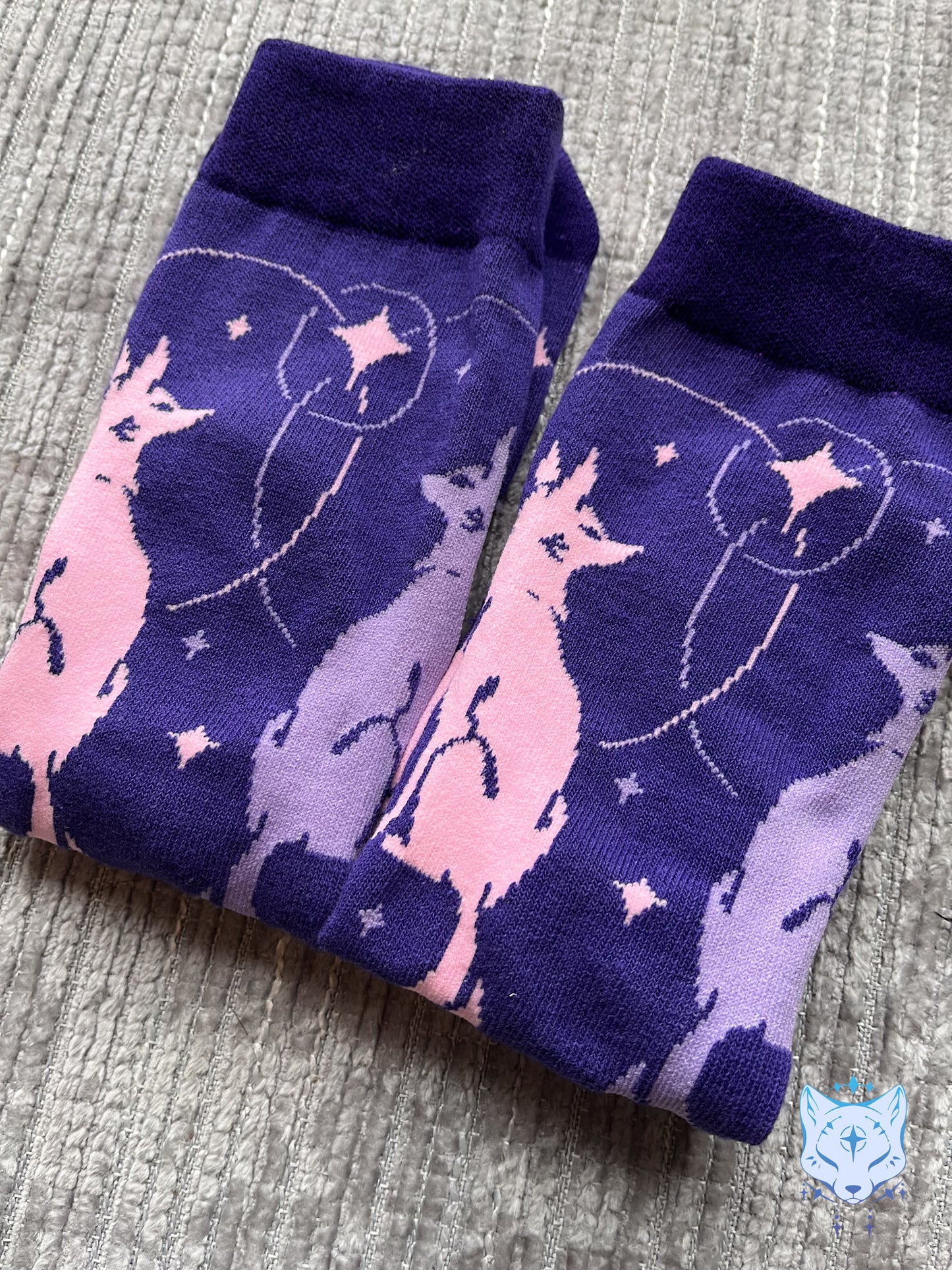 Purple Fox Socks