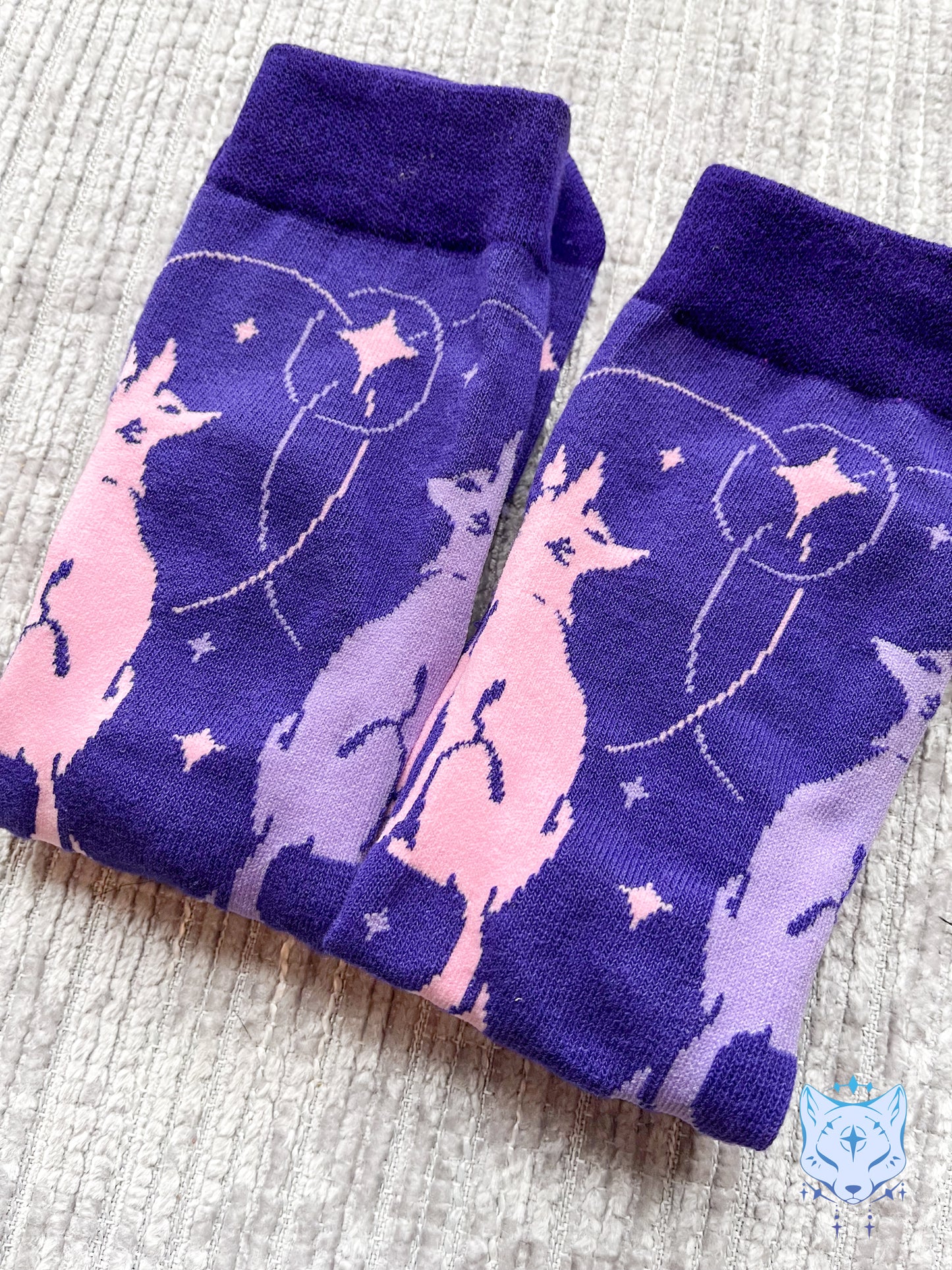 Purple Fox Socks