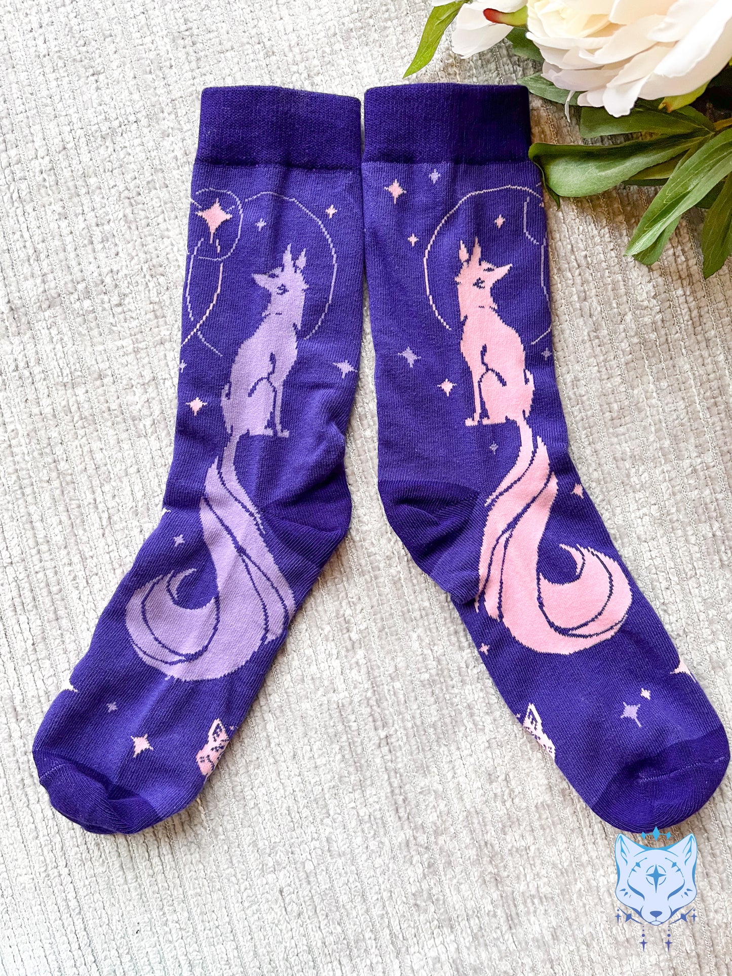 Purple Fox Socks