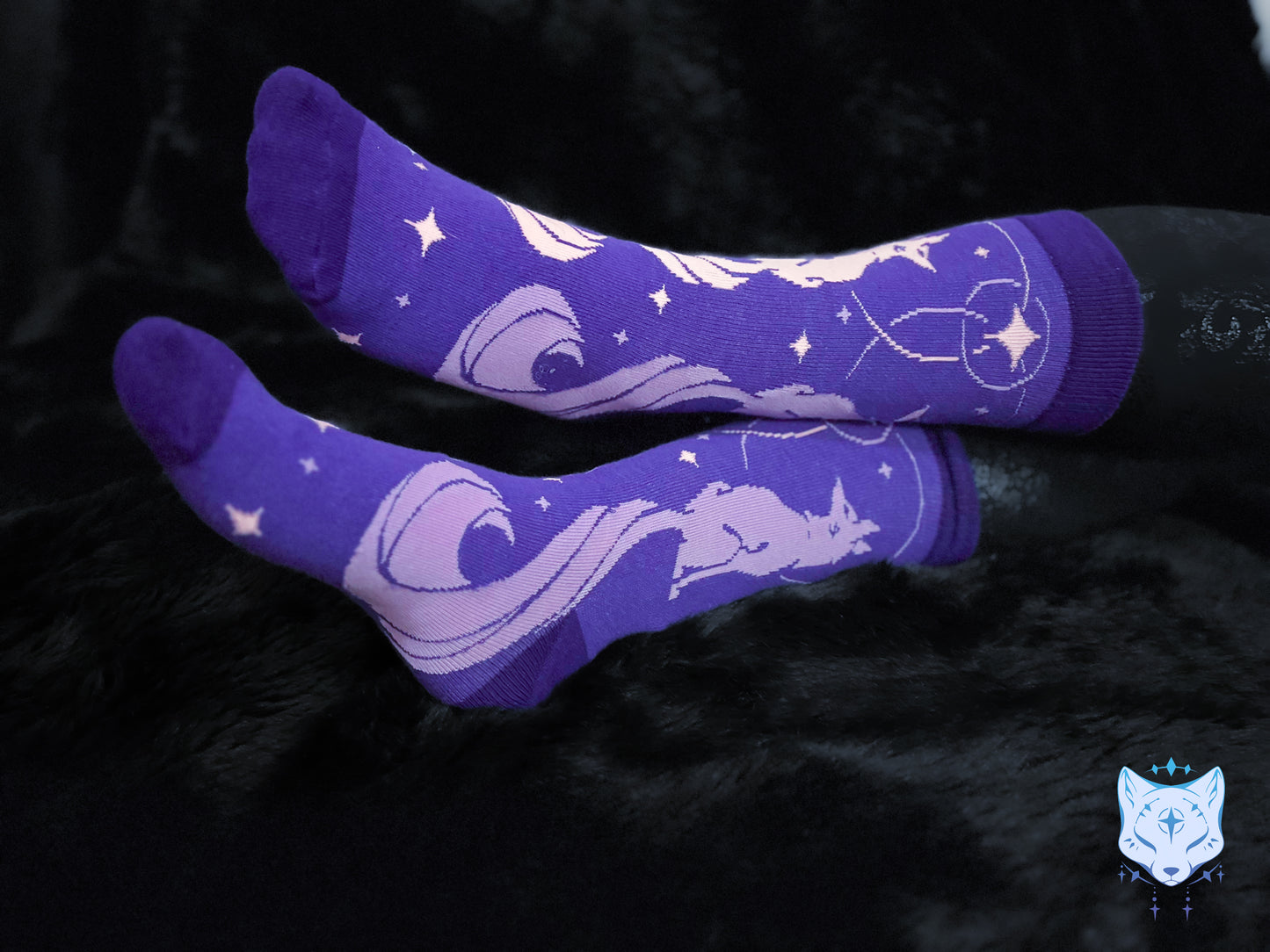 Purple Fox Socks