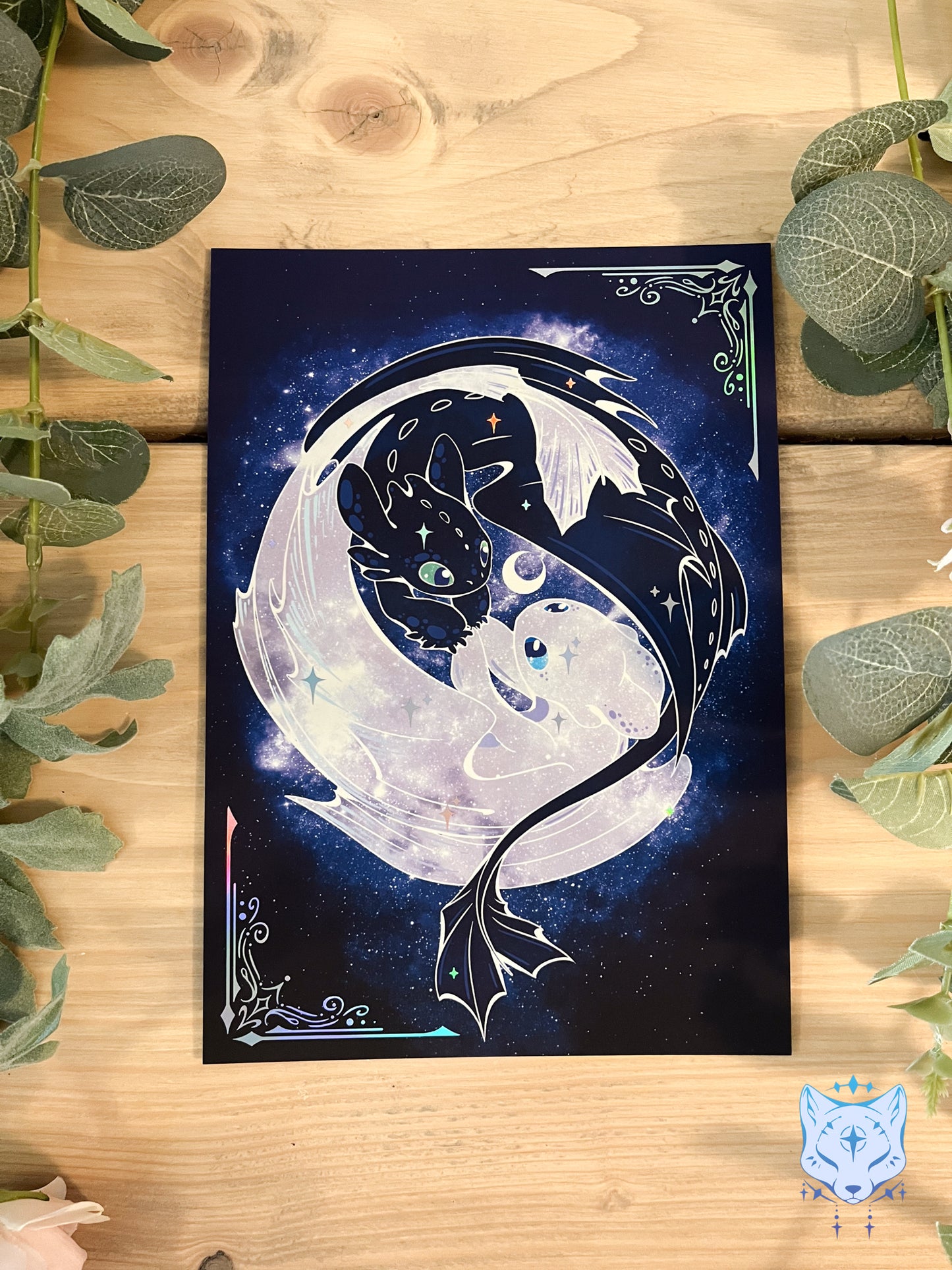 HTTYD - A5 Holographic Foil prints