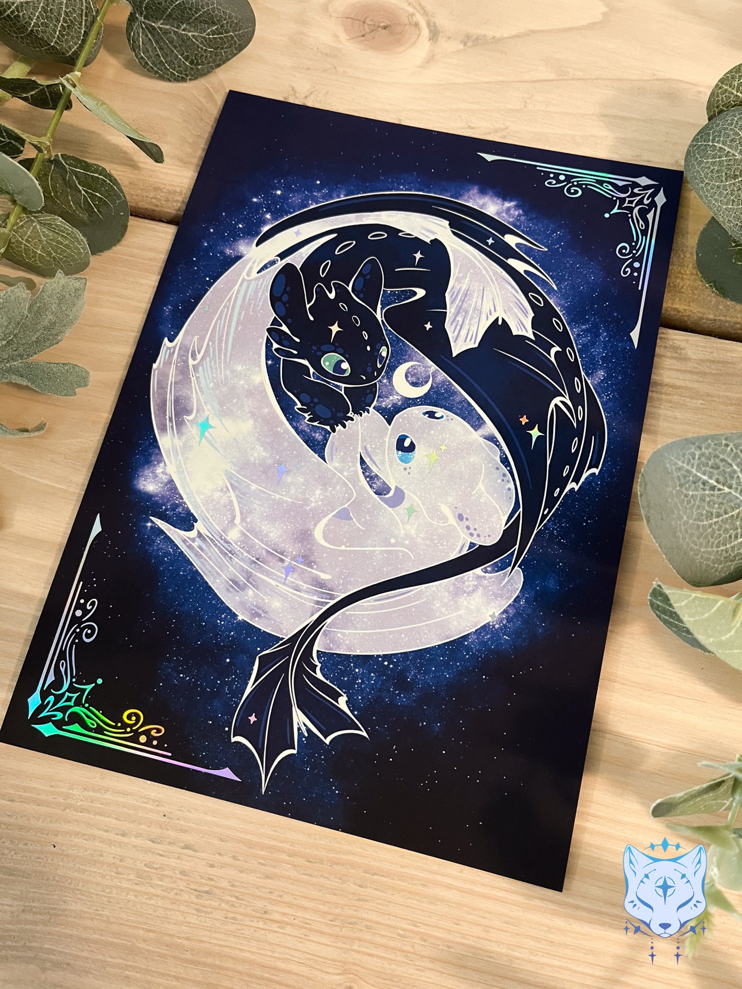 HTTYD - A5 Holographic Foil prints