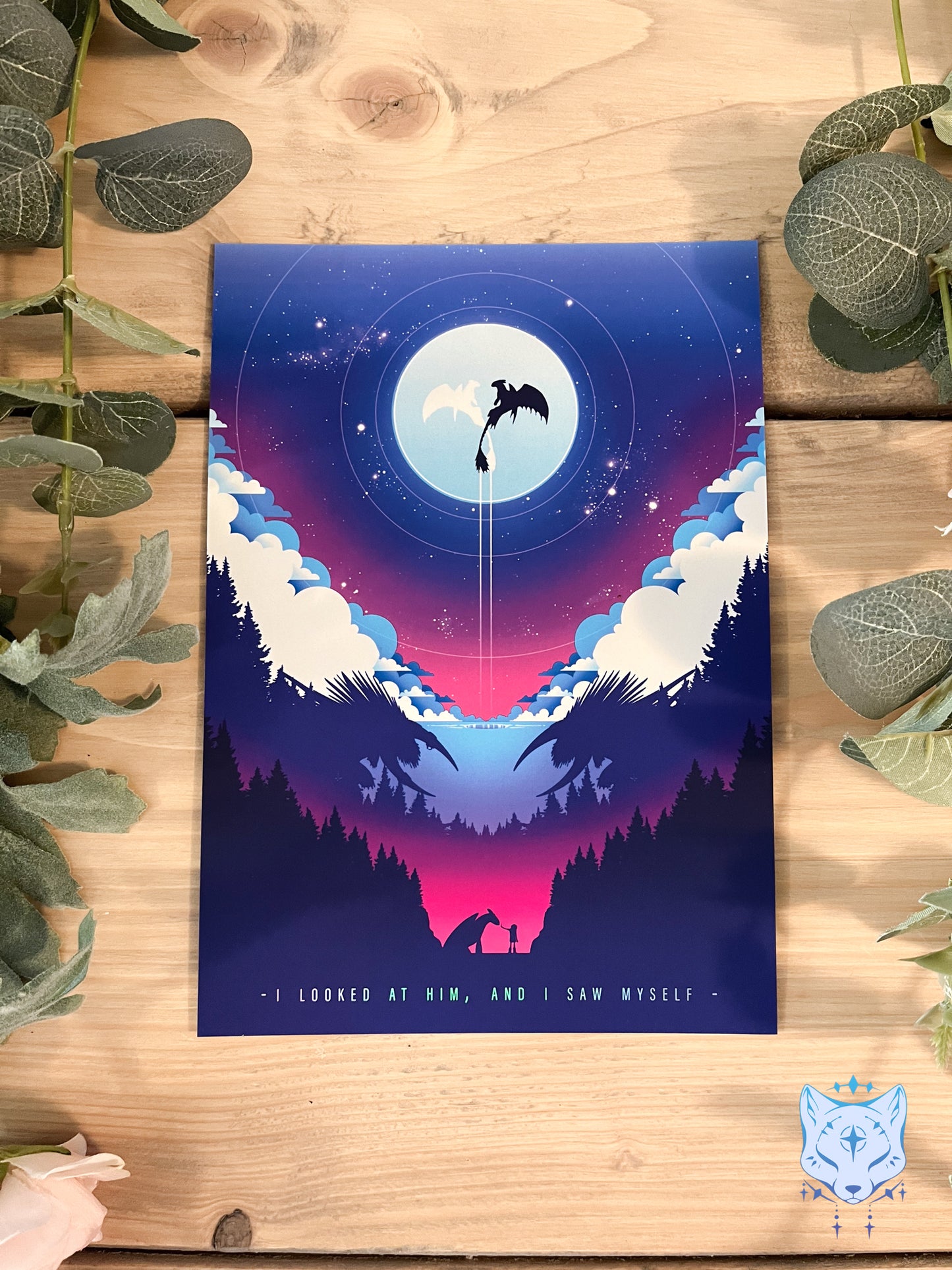 HTTYD - A5 Holographic Foil prints