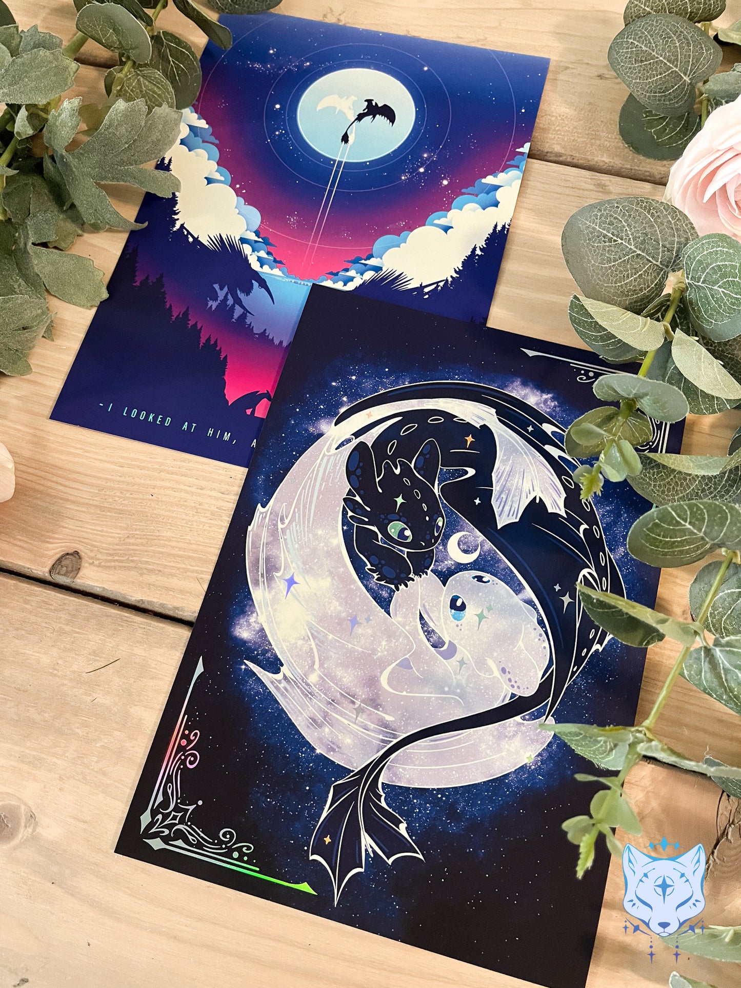 HTTYD - A5 Holographic Foil prints