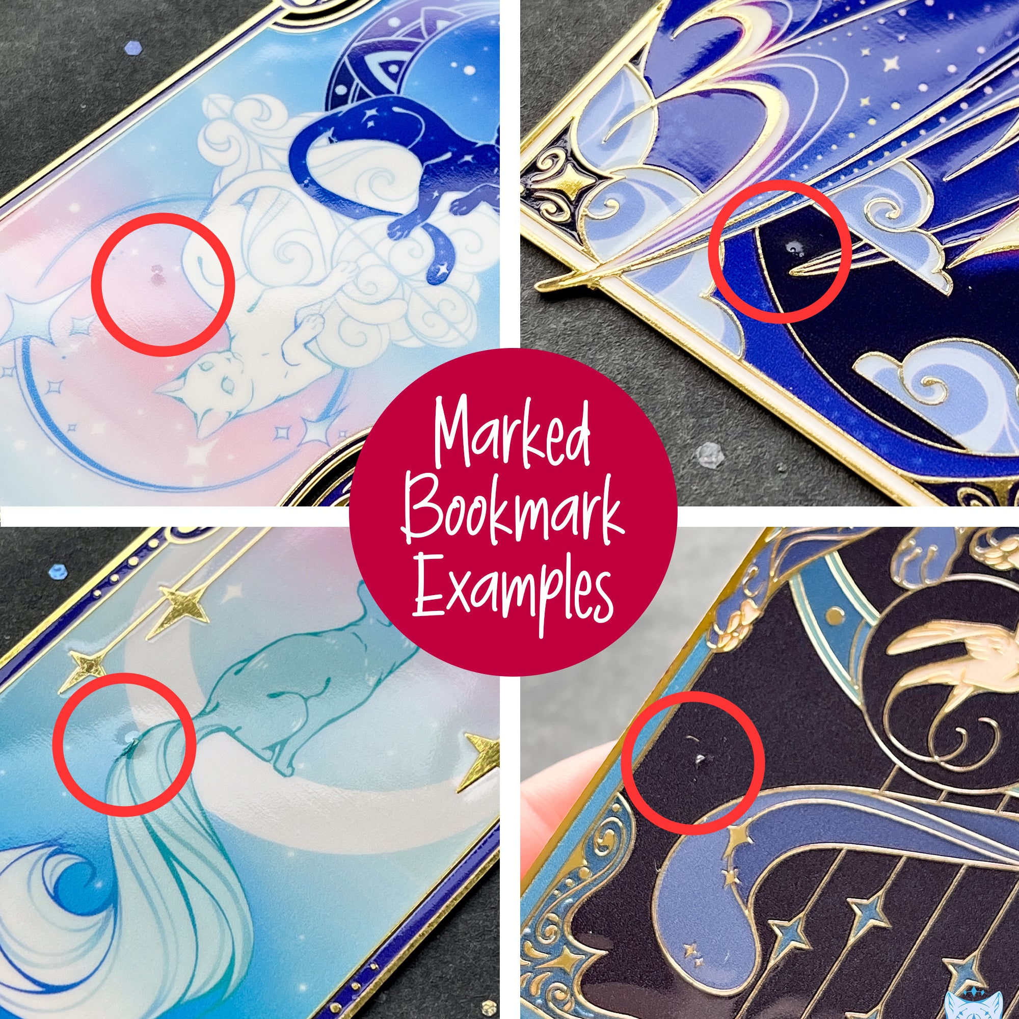 Moon Fox Bookmark – chocolateraisinfury