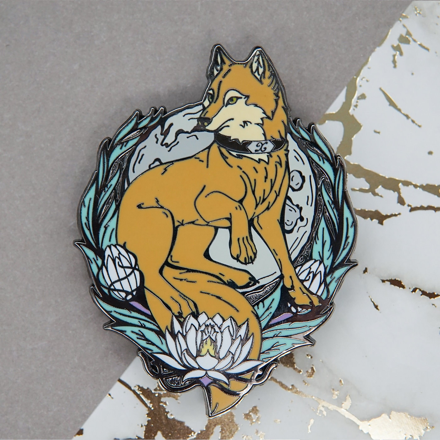 Hige Enamel Pin