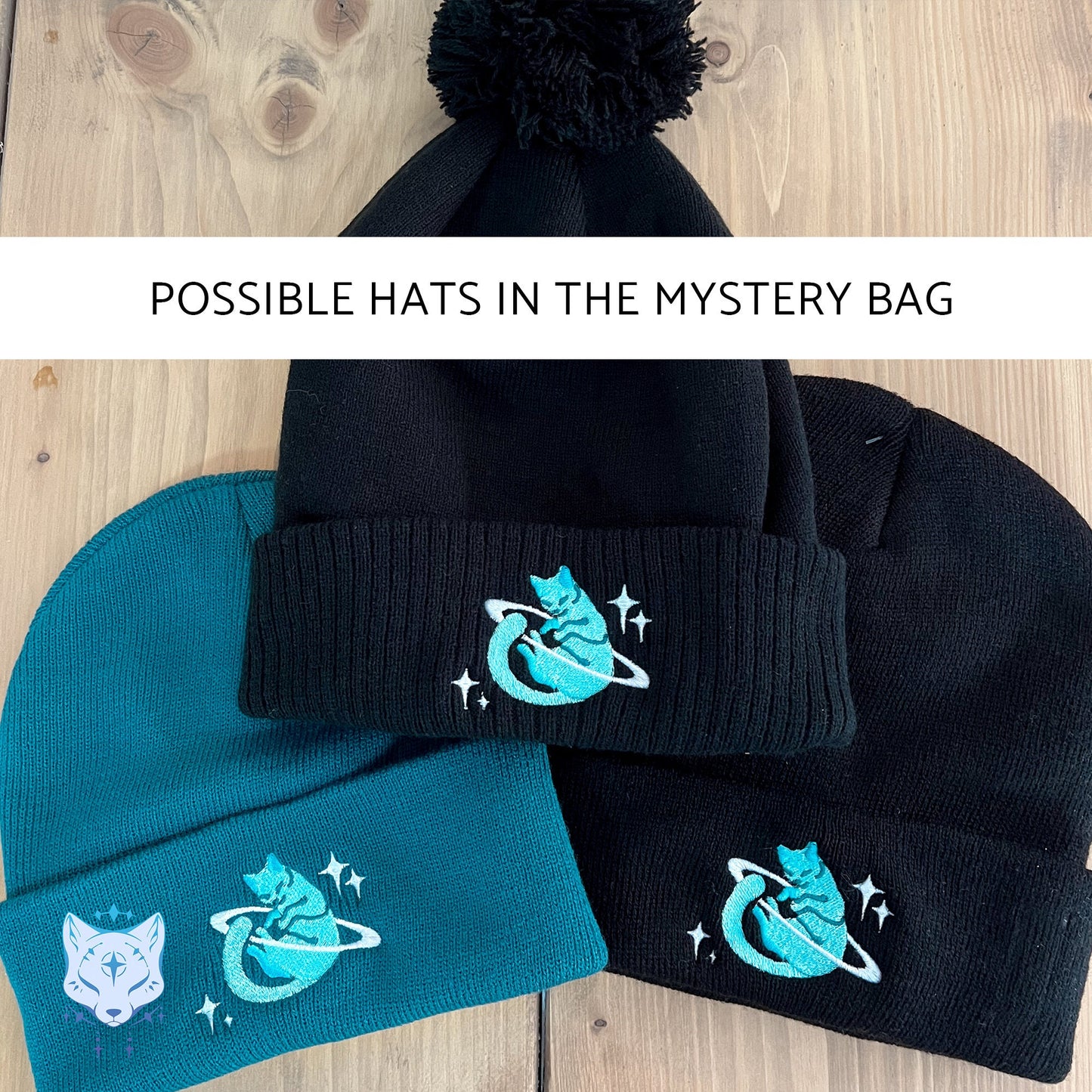 Cat Theme MYSTERY BAG - Beanie Pins & Stickers