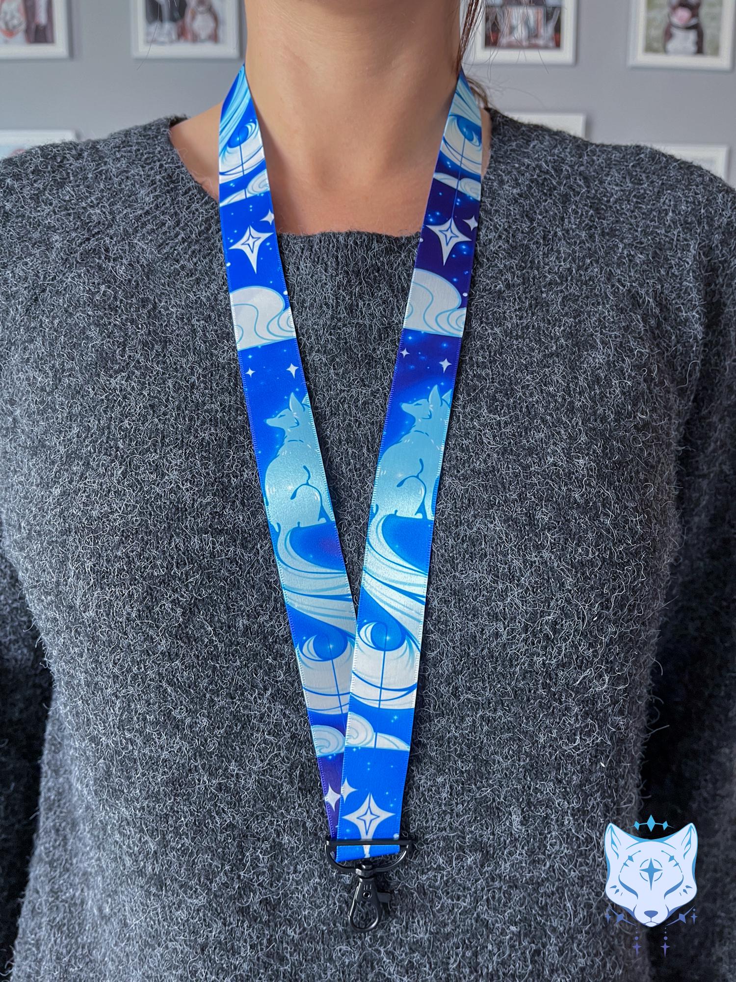 Sitting Fox Recycled Plastic Lanyard