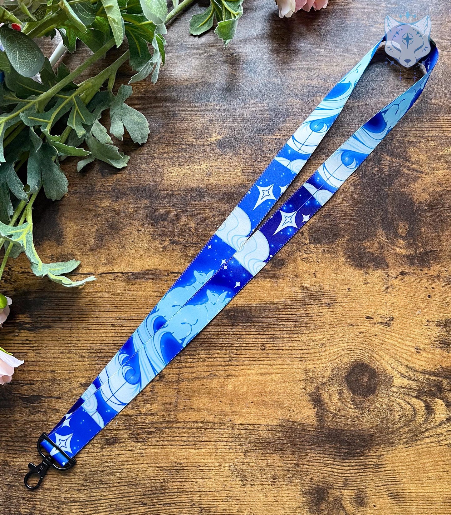 Sitting Fox Recycled Plastic Lanyard