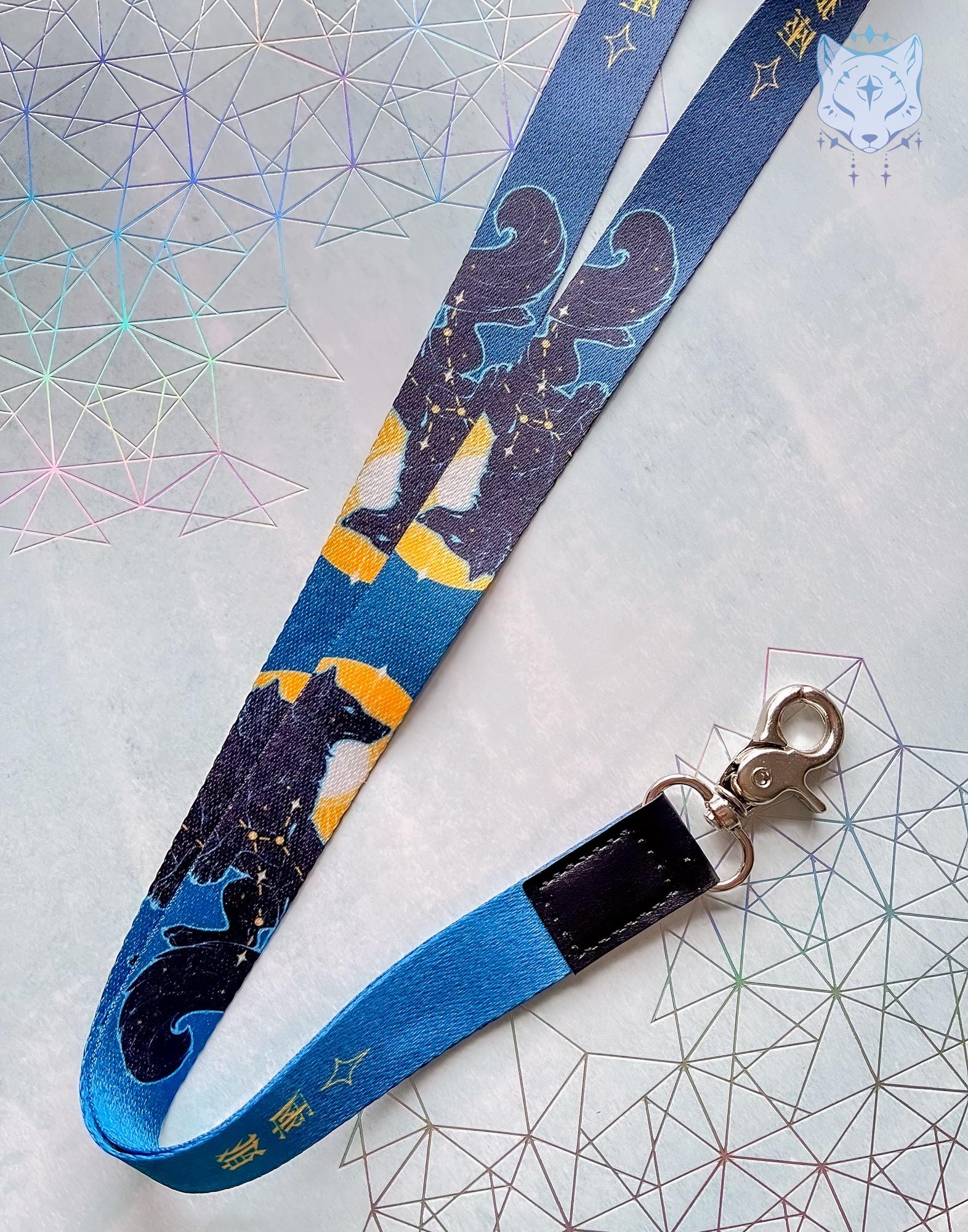 Lupus Wolf Recycled Plastic Lanyard | rPET Lanyard | 90cm x 2cm