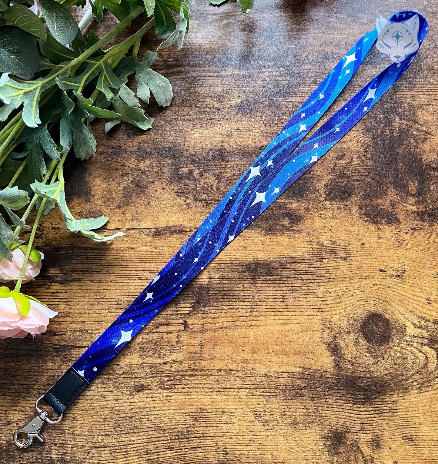 Blue Star Recycled Plastic Lanyard | rPET Lanyard | 90cm x 2cm