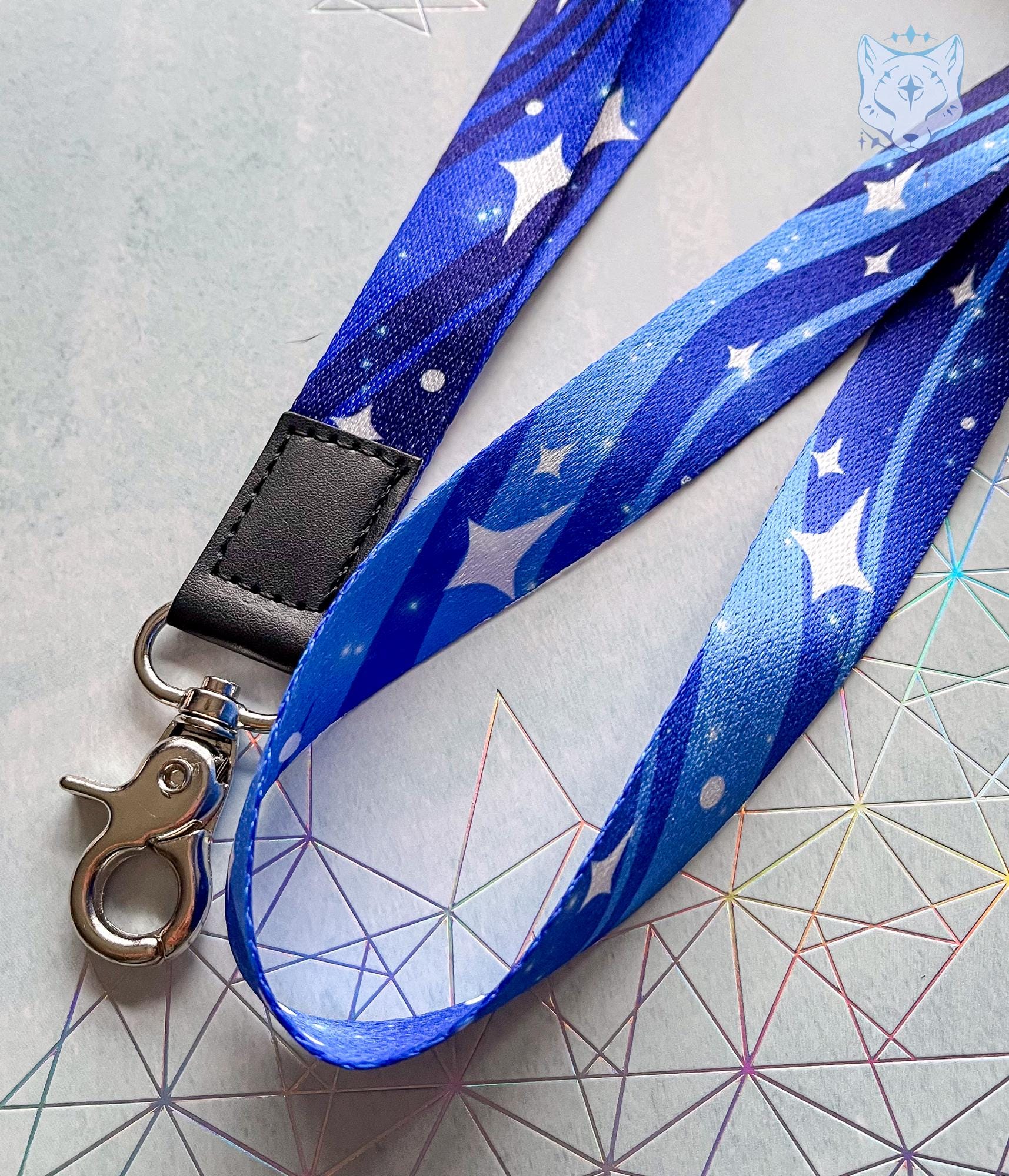 Blue Star Recycled Plastic Lanyard | rPET Lanyard | 90cm x 2cm