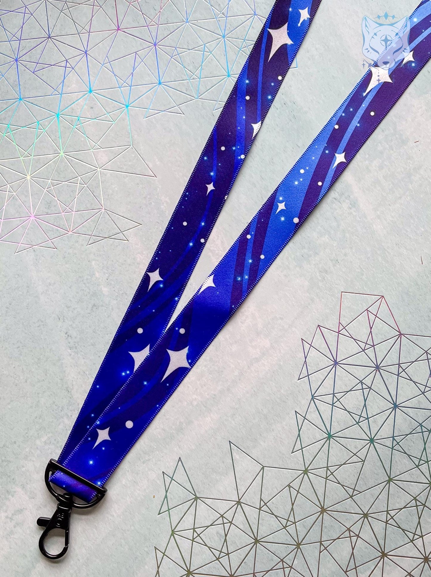 Blue Star Recycled Plastic Lanyard | rPET Lanyard | 90cm x 2cm