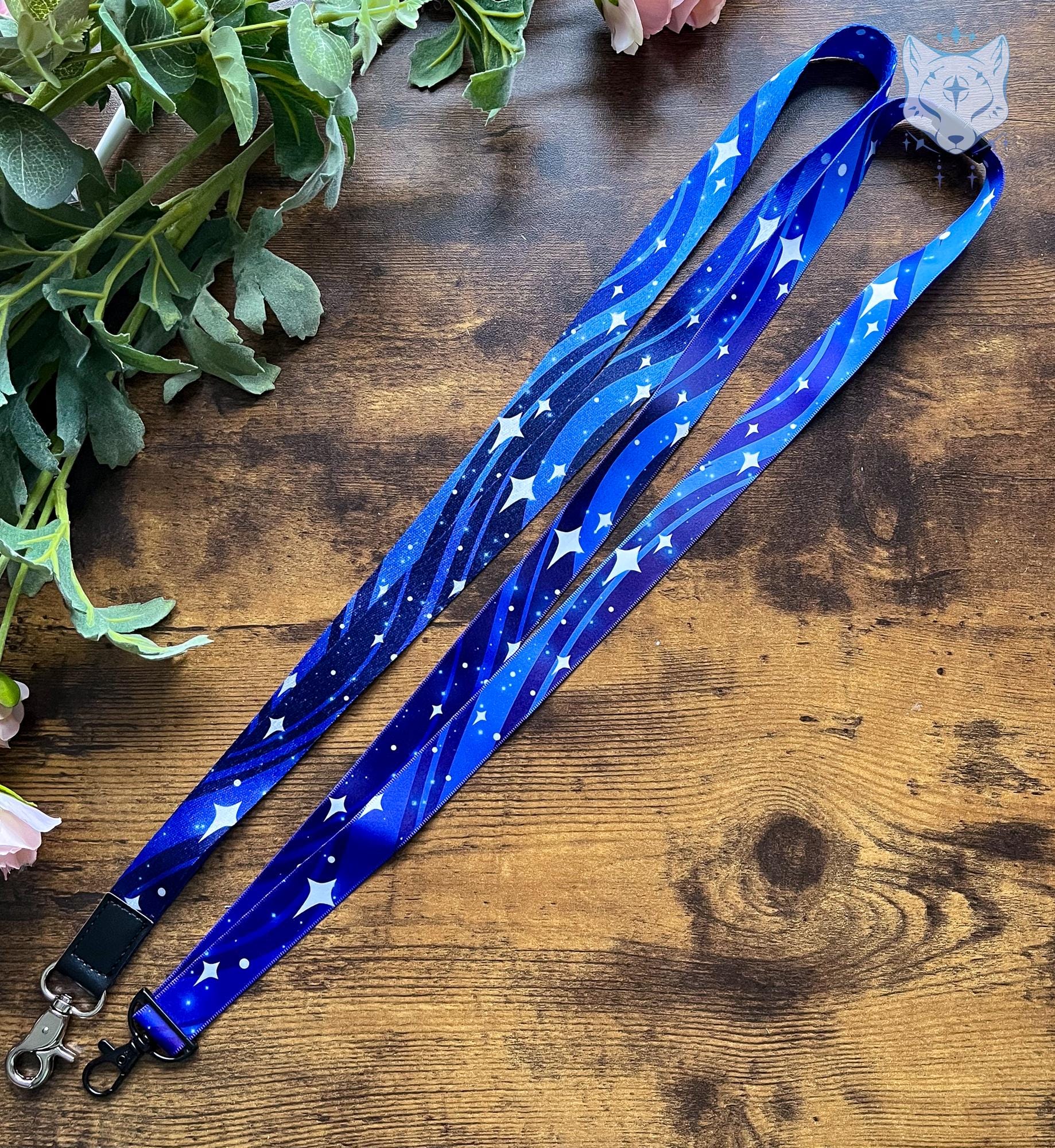 Blue Star Recycled Plastic Lanyard | rPET Lanyard | 90cm x 2cm