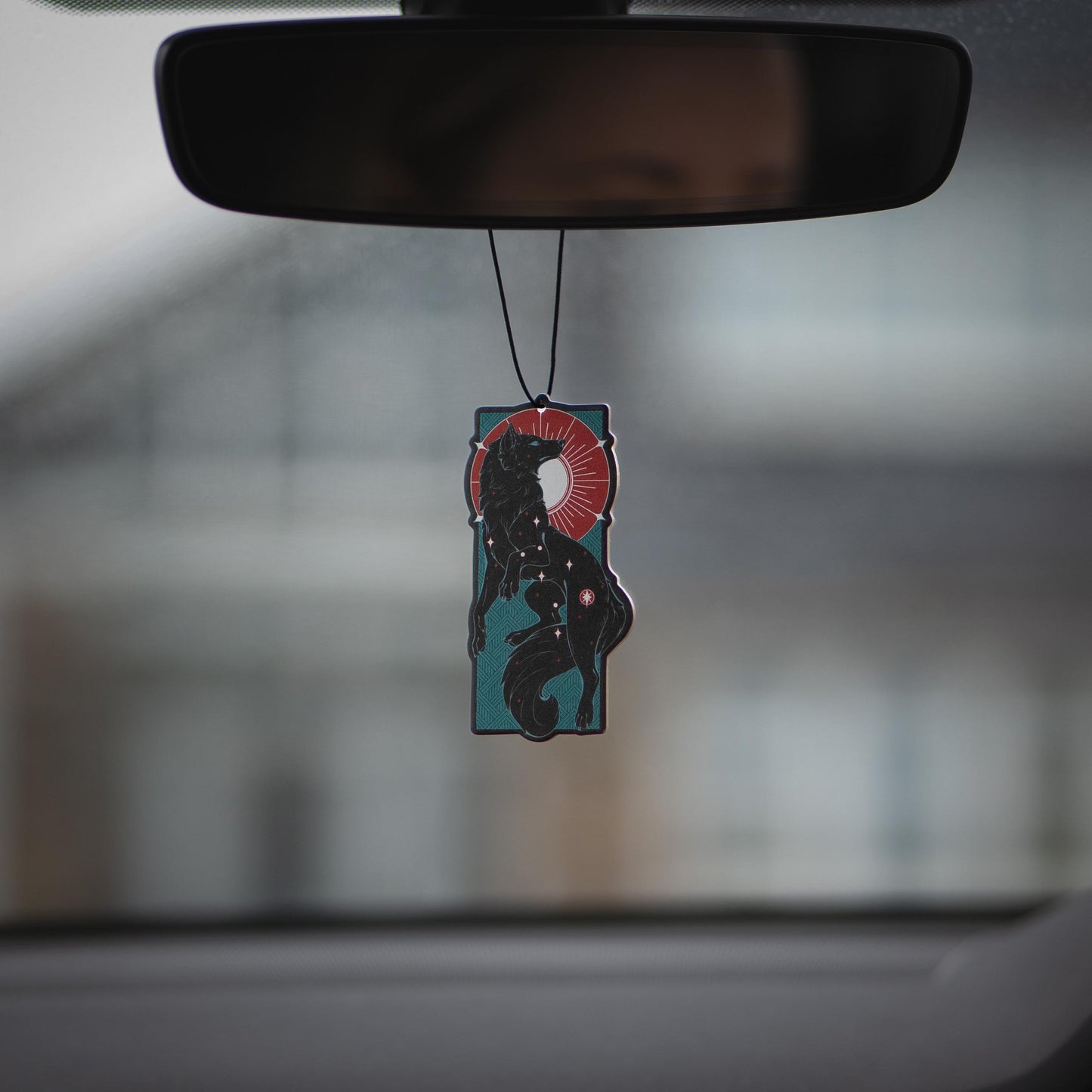 Lupus Wolf Air Freshener - Double Sided - Forest Sandalwood Scent