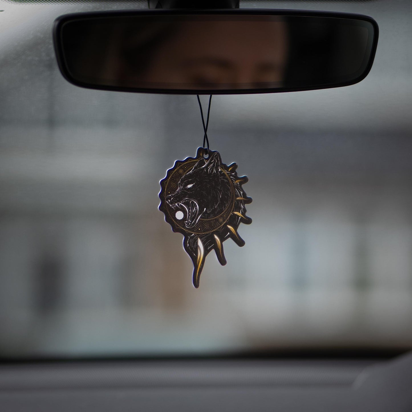 Sköll Wolf Air Freshener - Double Sided - Black Sesame Scent