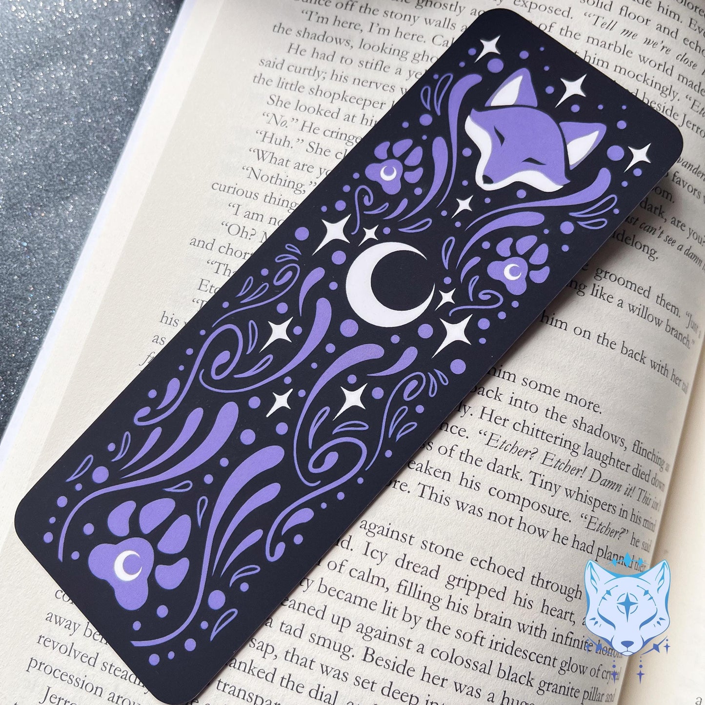 Celestial & Floral Fox Paper Bookmarks