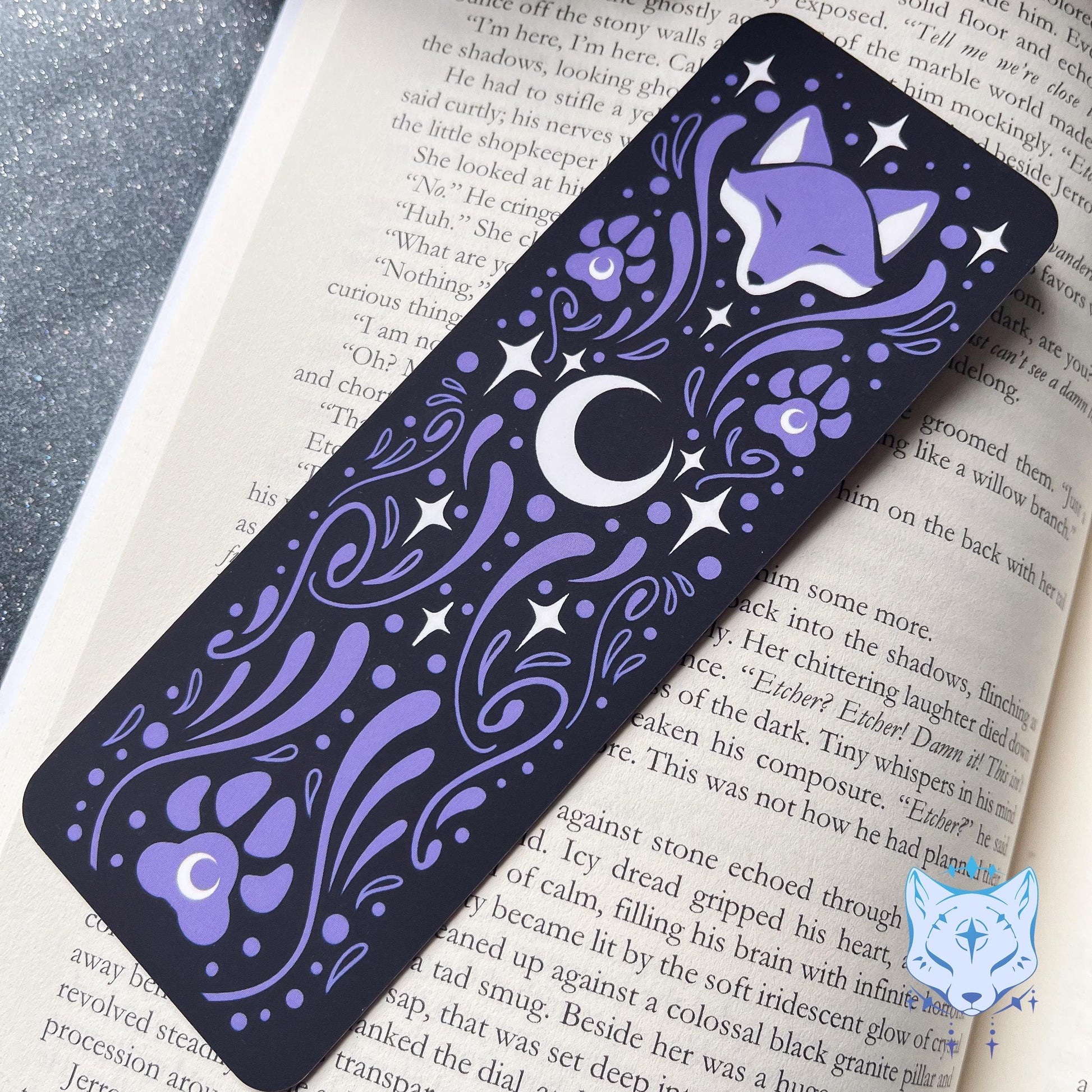 Celestial & Floral Fox Paper Bookmarks