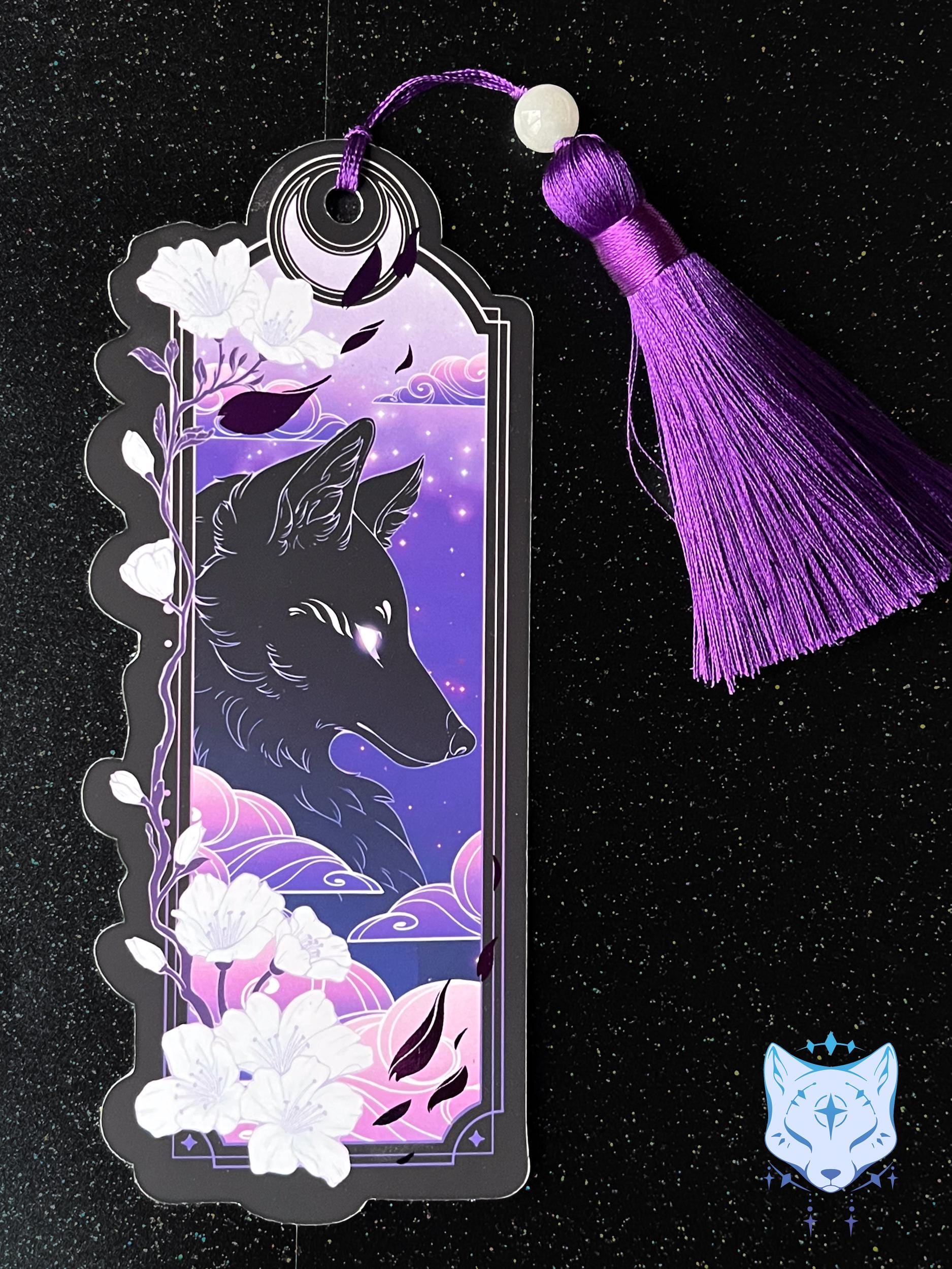 Purple Dragon Bookmark with foil detail