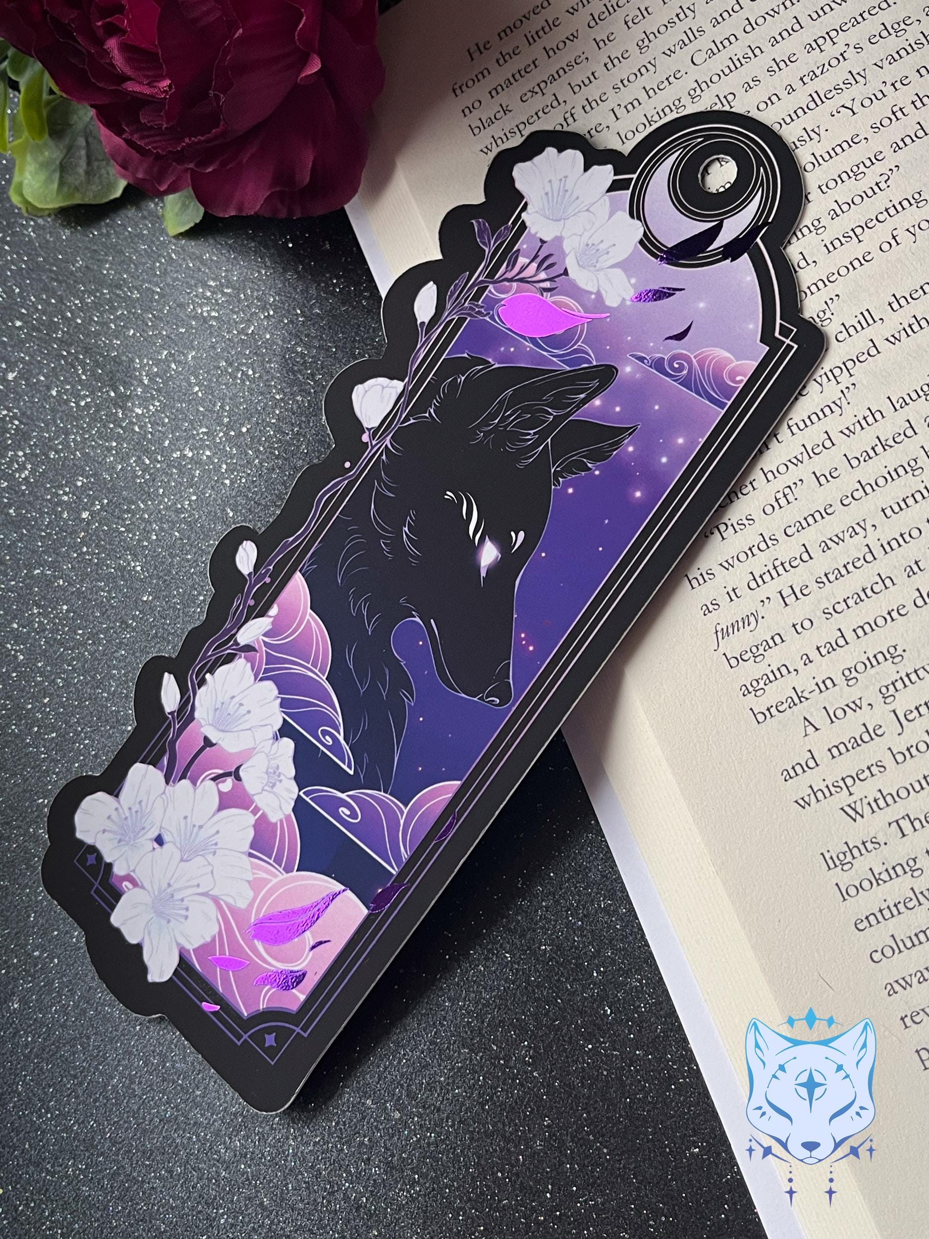 Purple Dragon Bookmark with foil detail