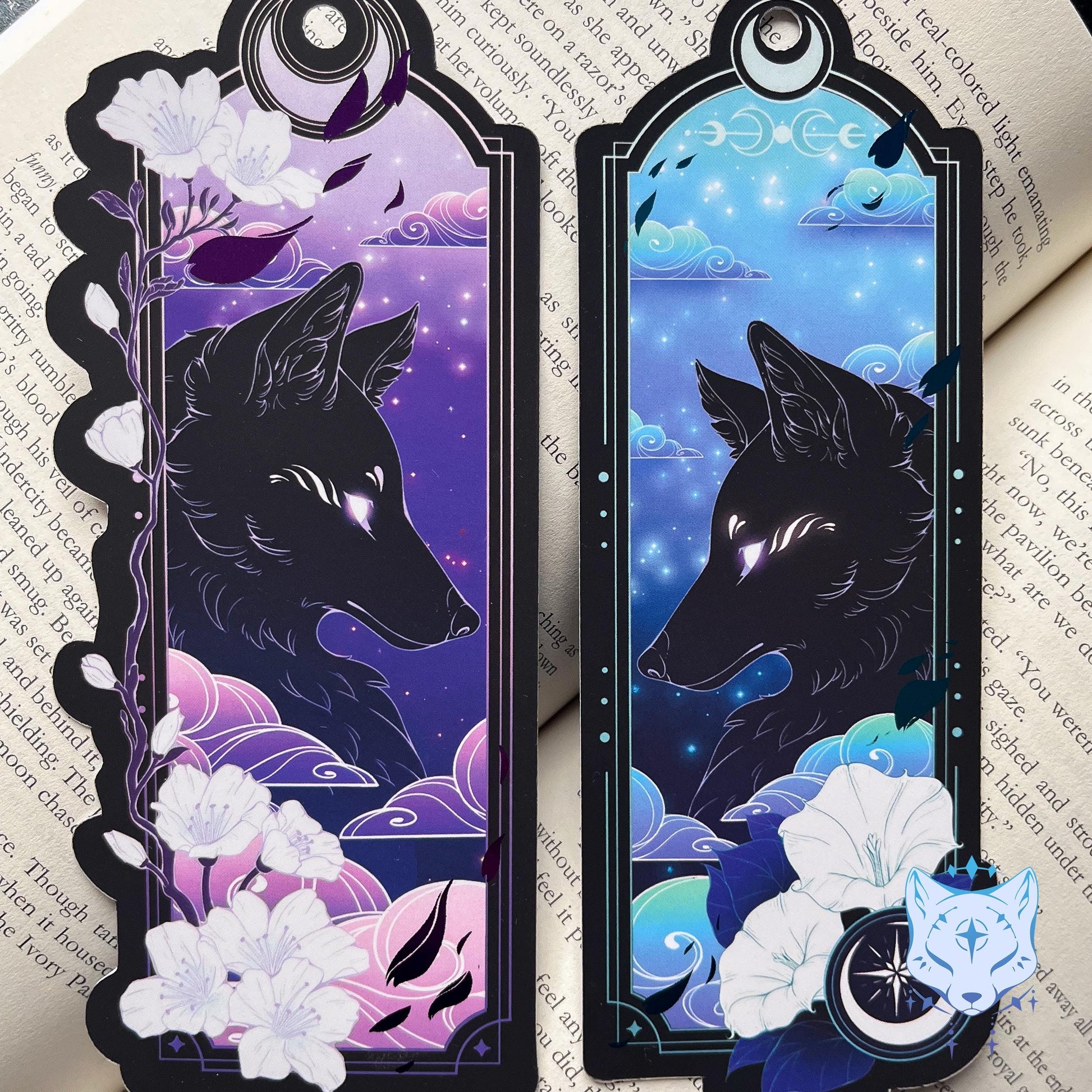 Purple Dragon Bookmark with foil detail