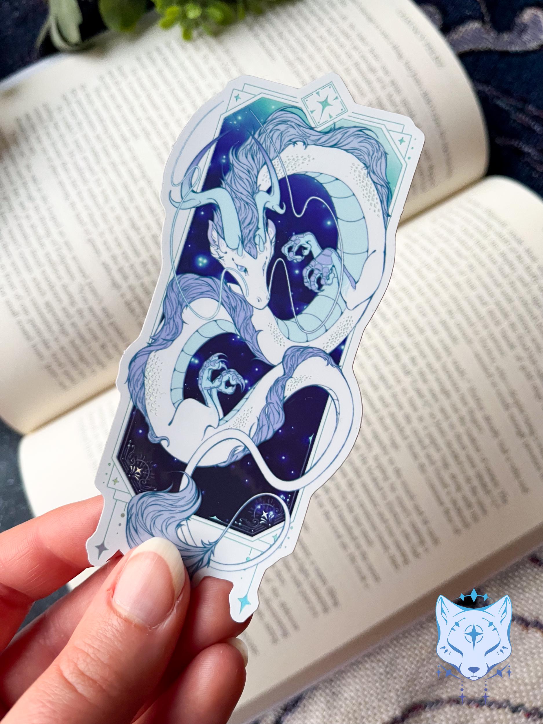 Dragon Stickers with subtle holo detail | 11.5cm tall