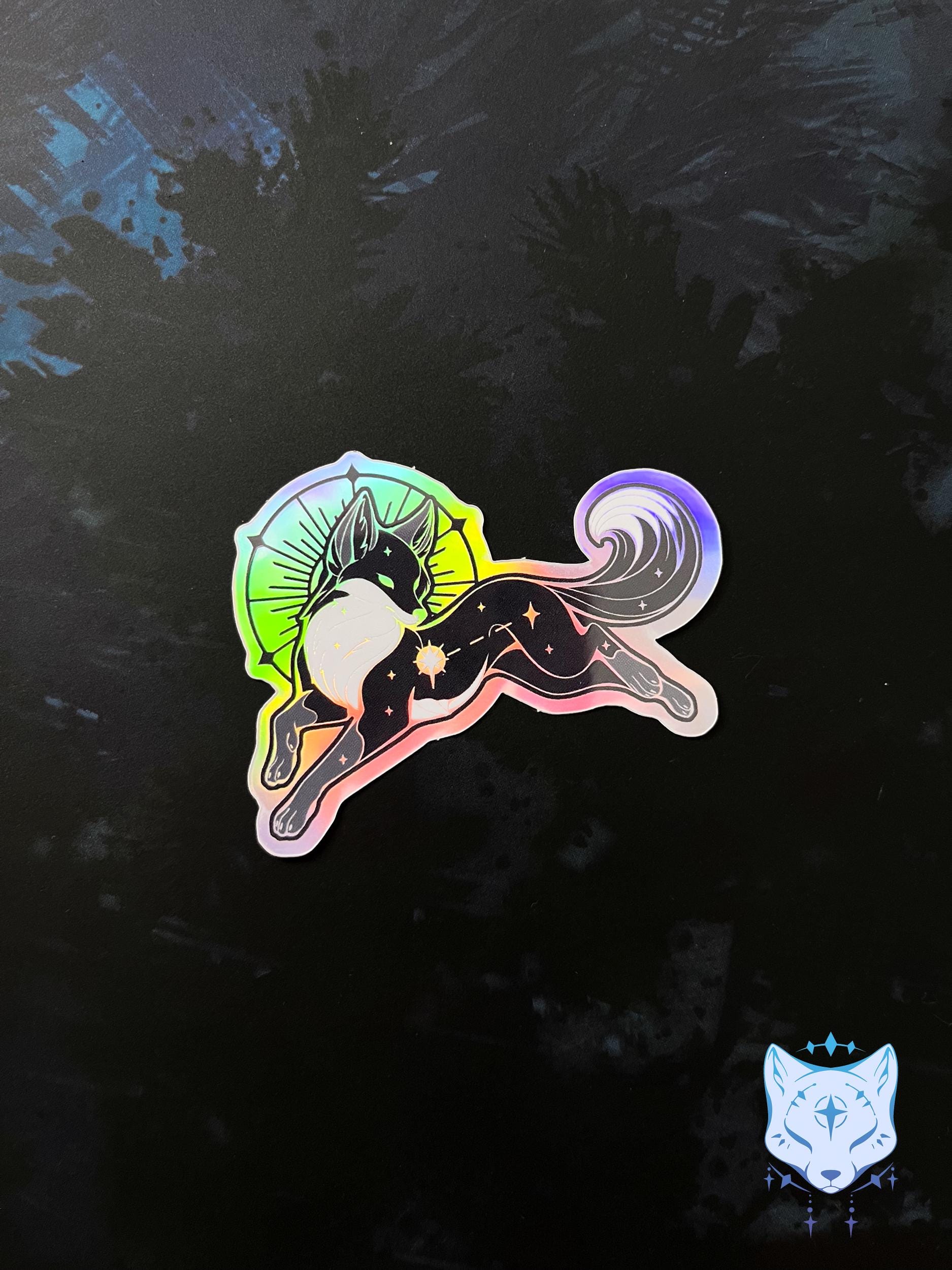 Canis Major & Minor Holographic stickers | 5cm tall