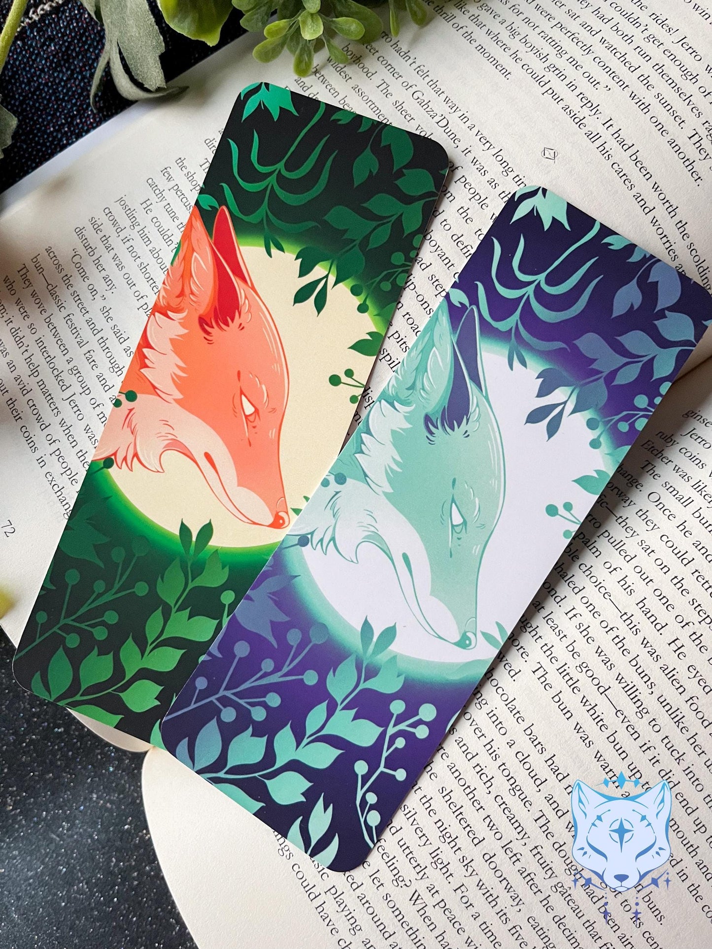 Forest Fox Paper Bookmarks