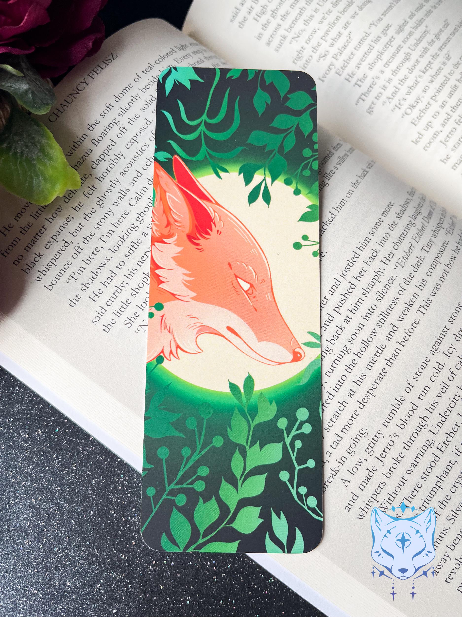 Forest Fox Paper Bookmarks