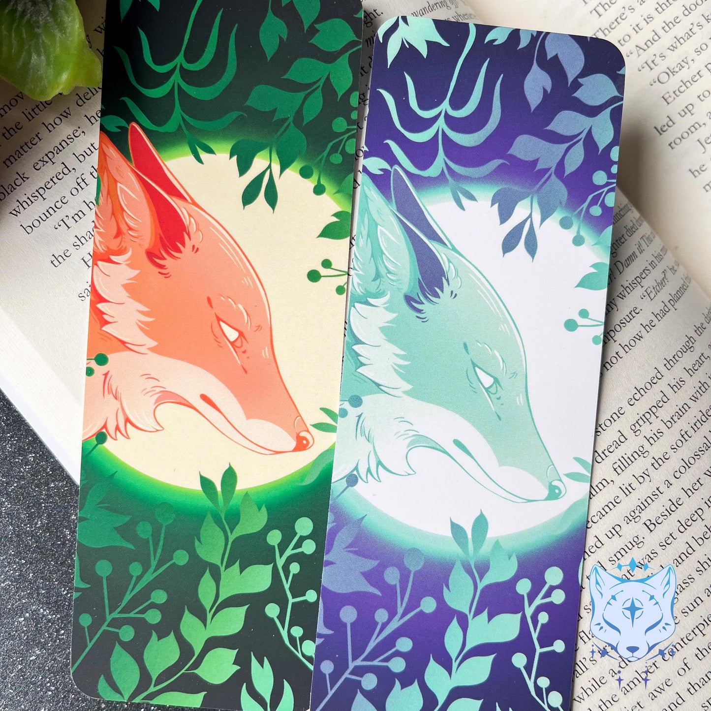 Forest Fox Paper Bookmarks