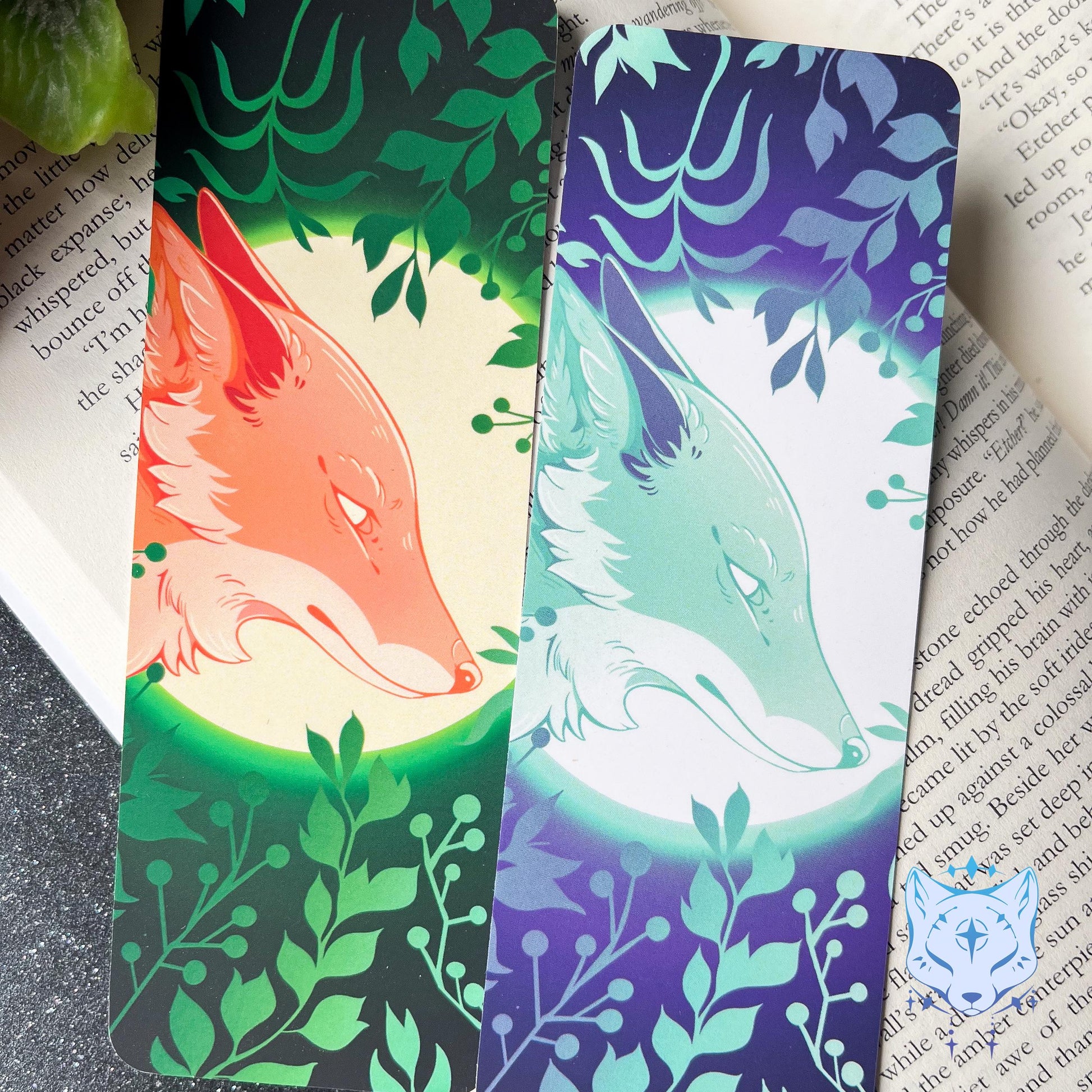 Forest Fox Paper Bookmarks