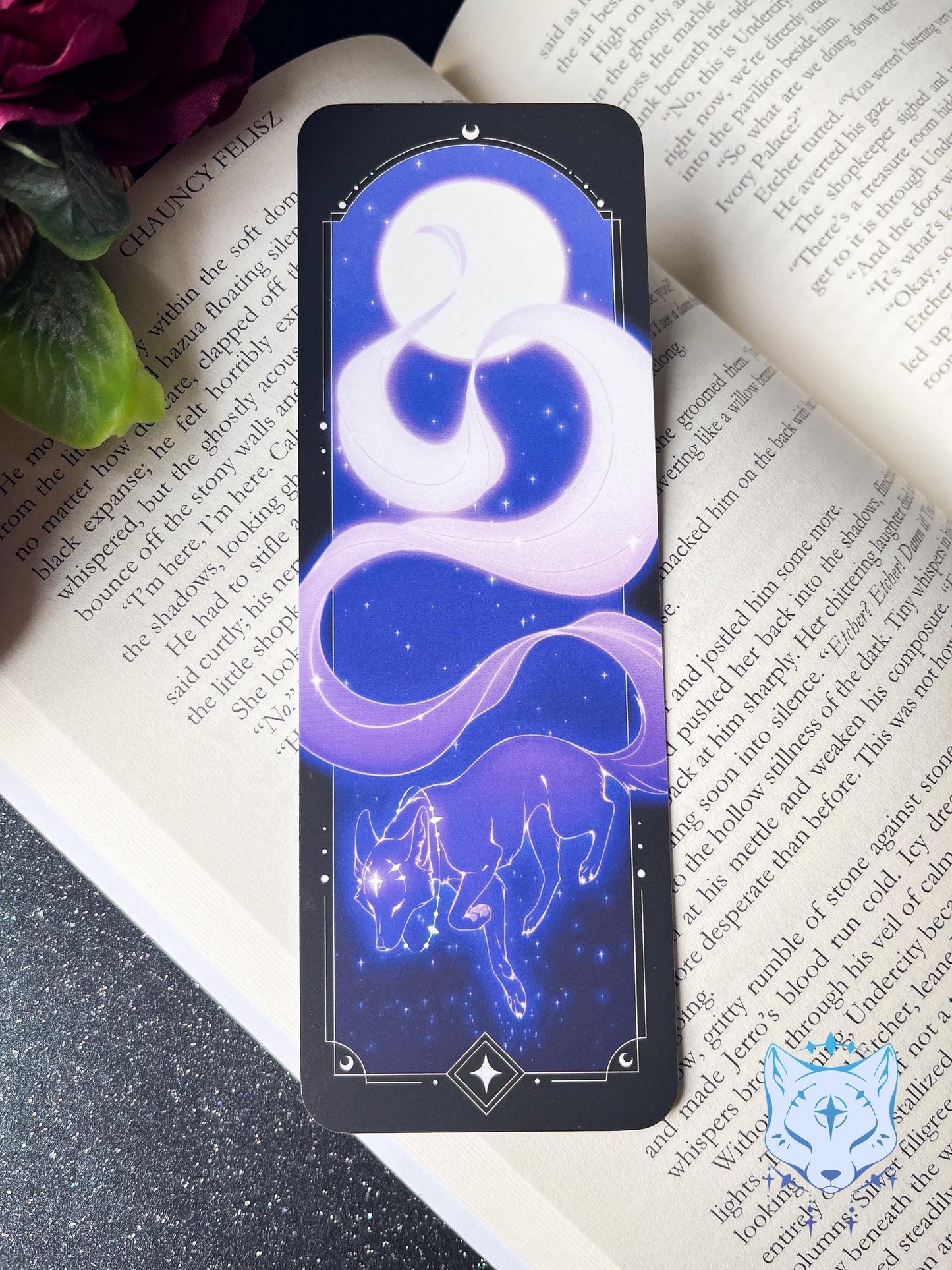 Celestial Fox Paper Bookmark