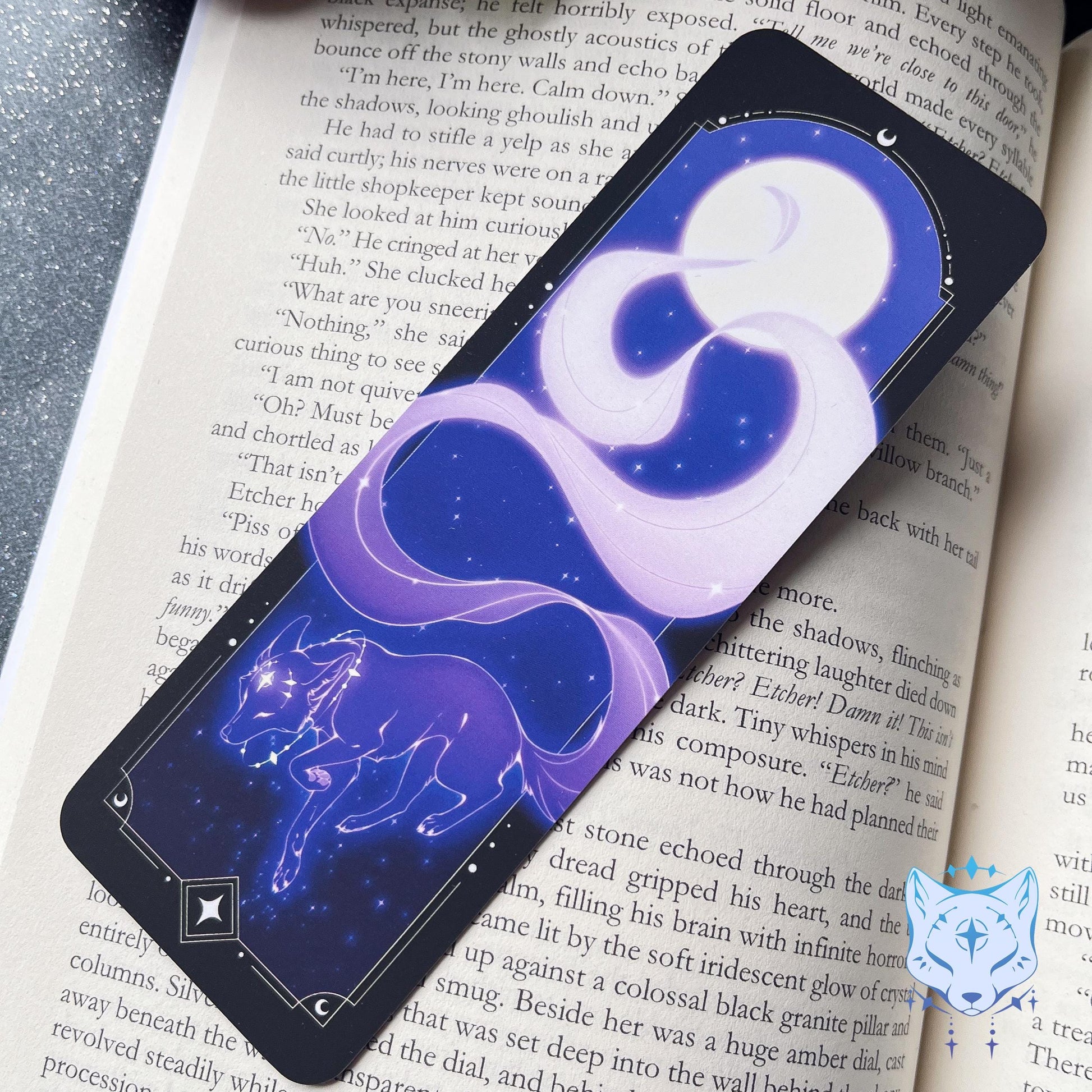 Celestial Fox Paper Bookmark
