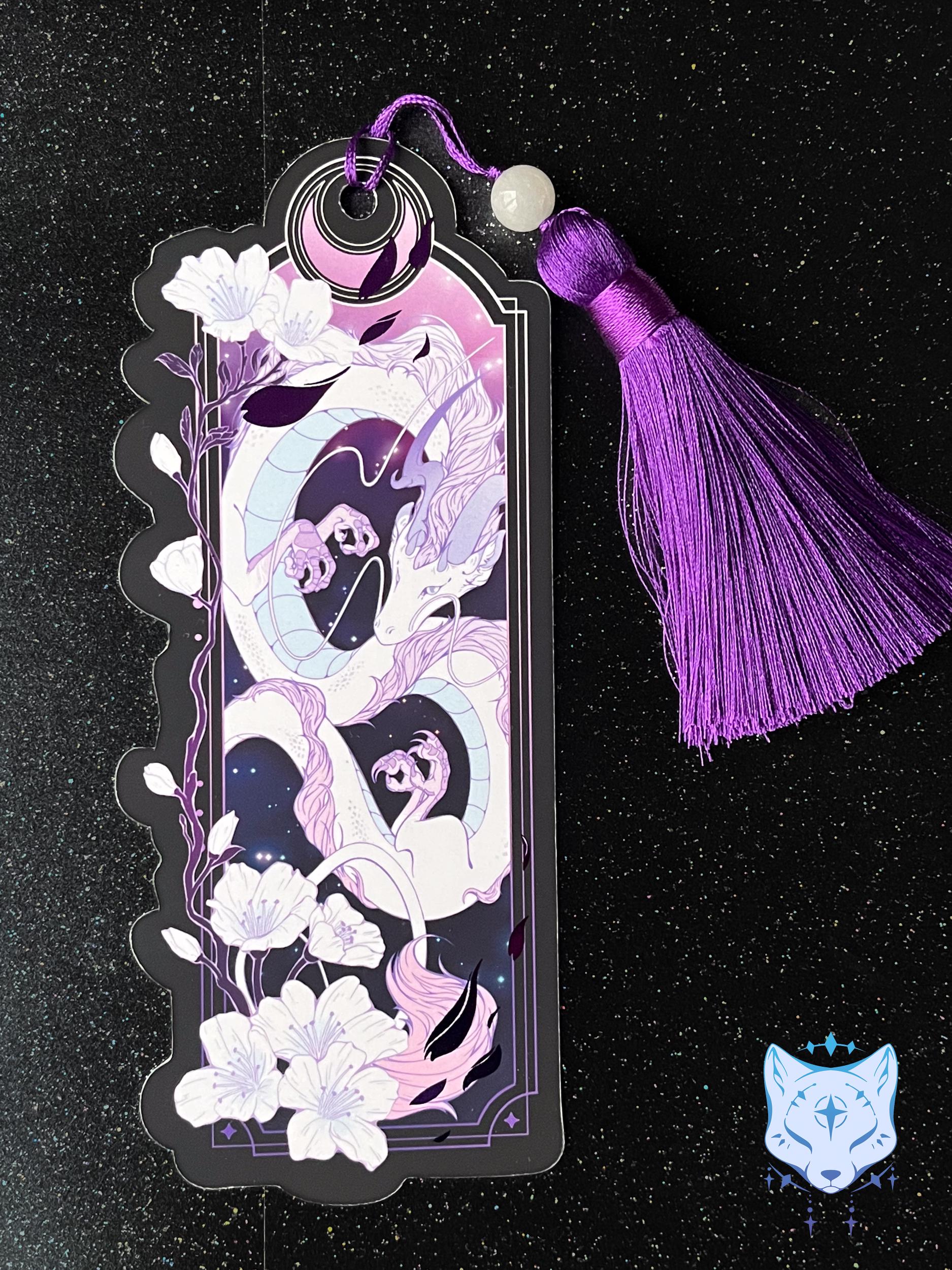 Asian Dragon Bookmark with foil detail