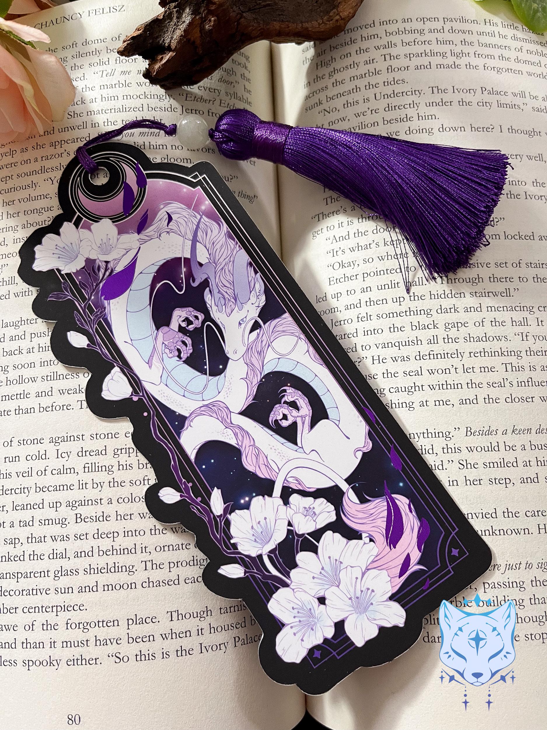 Asian Dragon Bookmark with foil detail