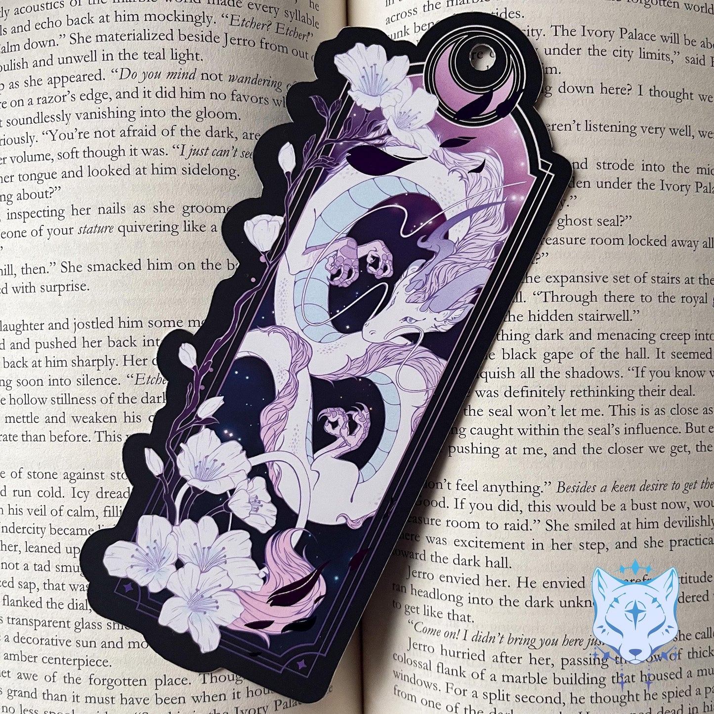 Asian Dragon Bookmark with foil detail
