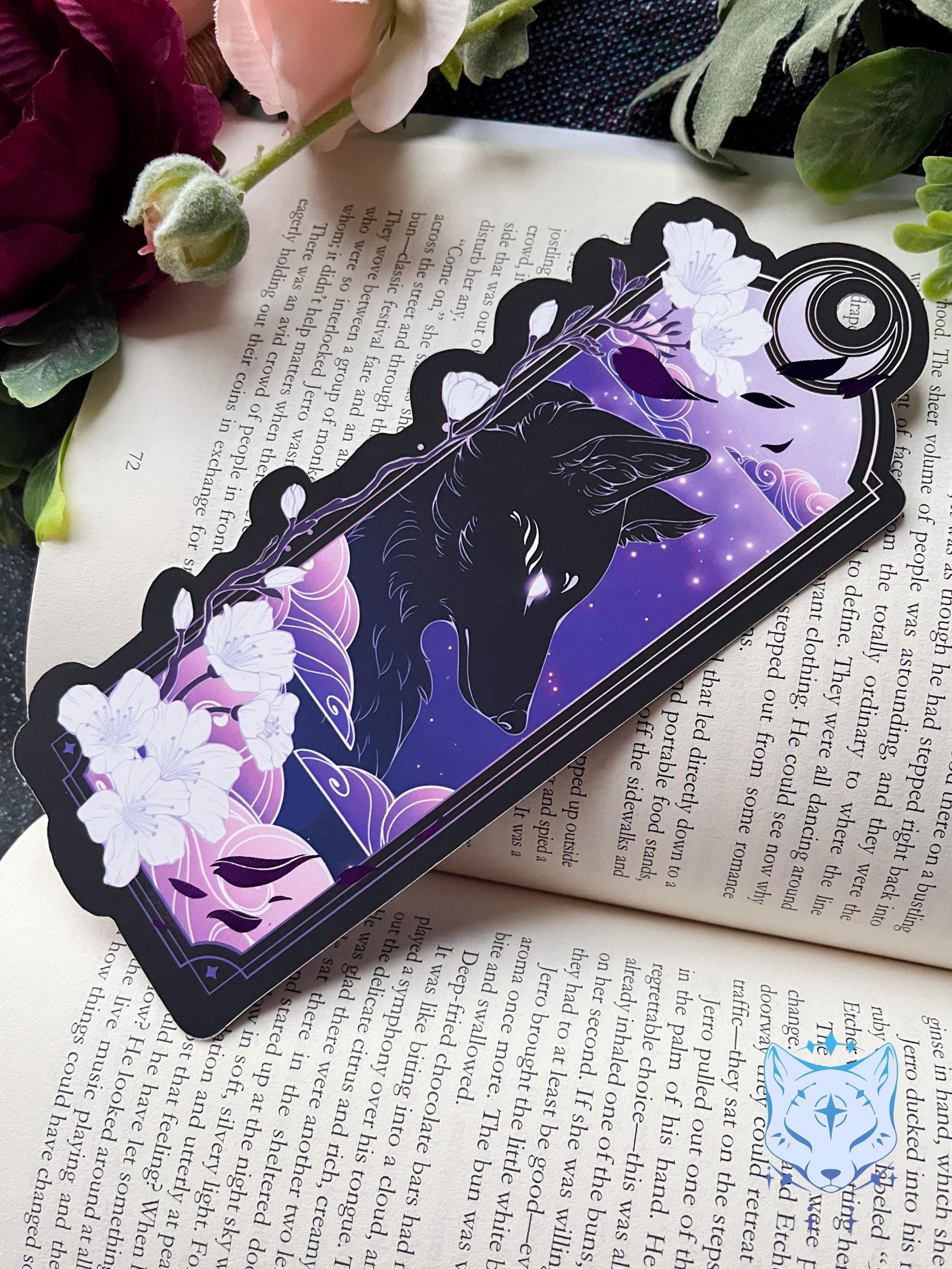 Purple Dragon Bookmark with foil detail