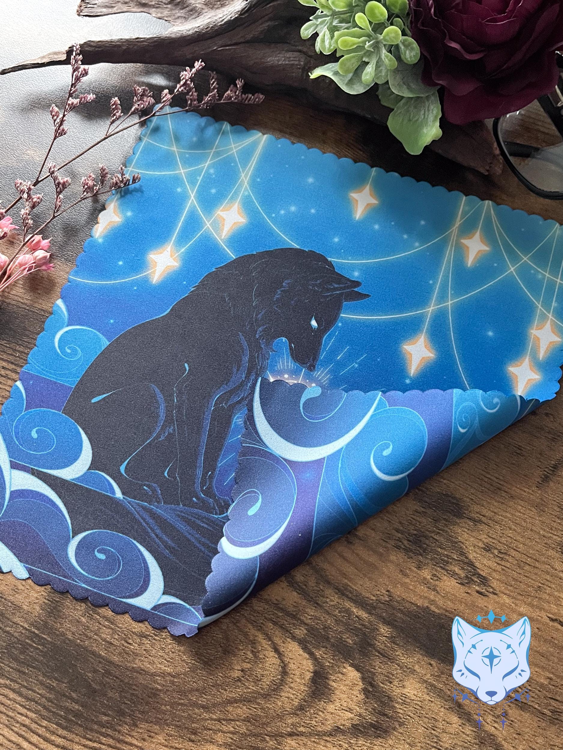 Celestial Wolf Microfibre Lens Cloth: Double Sided
