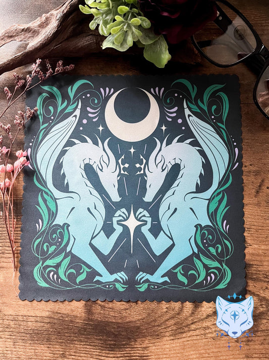 Celestial Dragons Microfibre Lens Cloth: Double Sided
