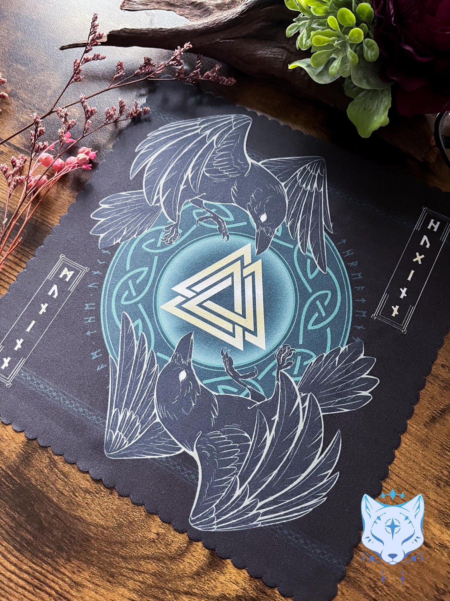 Odin's Ravens Microfibre Lens Cloth: Double Sided