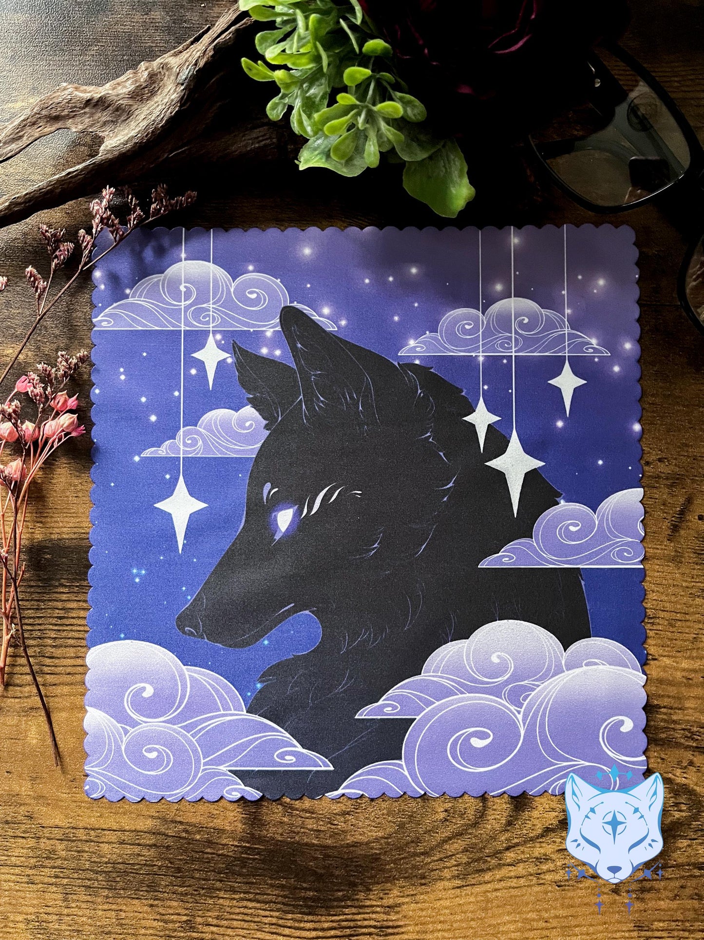 Lunar Fox Microfibre Lens Cloth: Double Sided