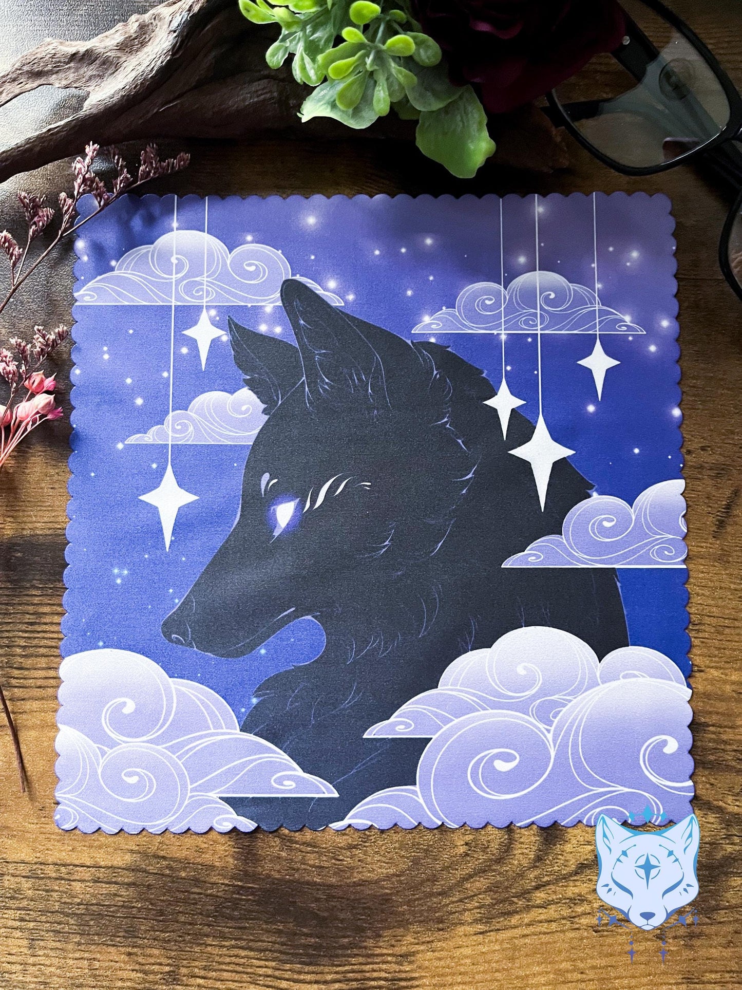 Lunar Fox Microfibre Lens Cloth: Double Sided