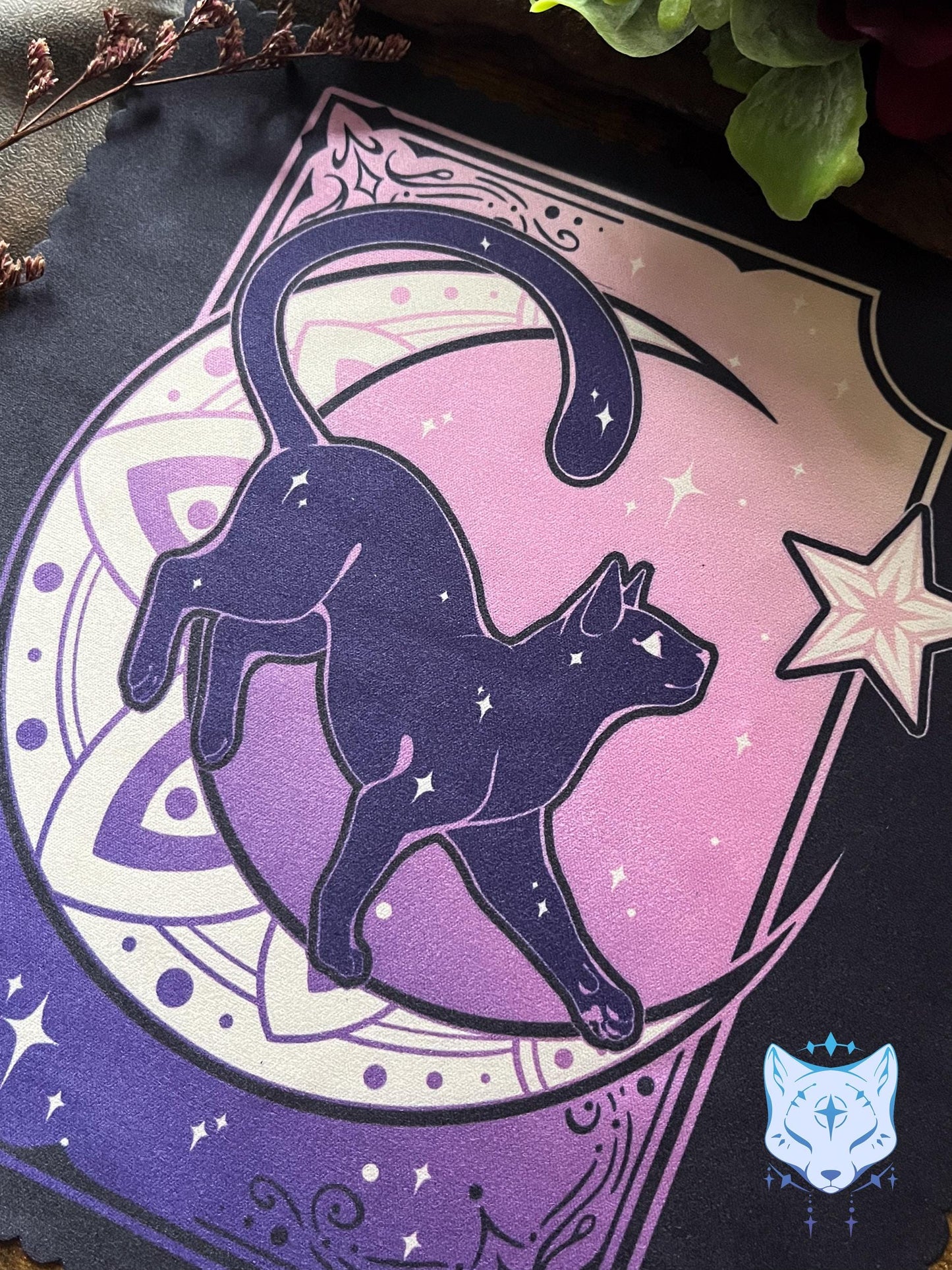 Lunar Cat Microfibre Lens Cloth: Double Sided
