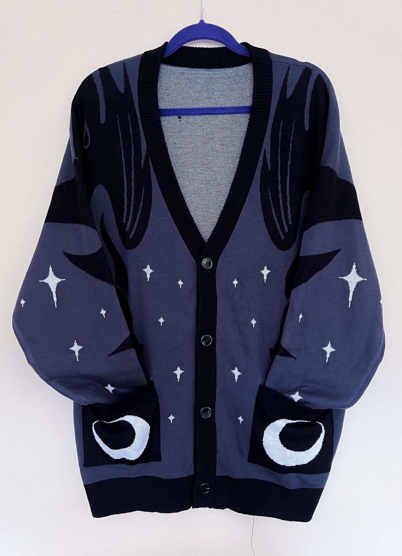 Grey Celestial Dragon Cardigan