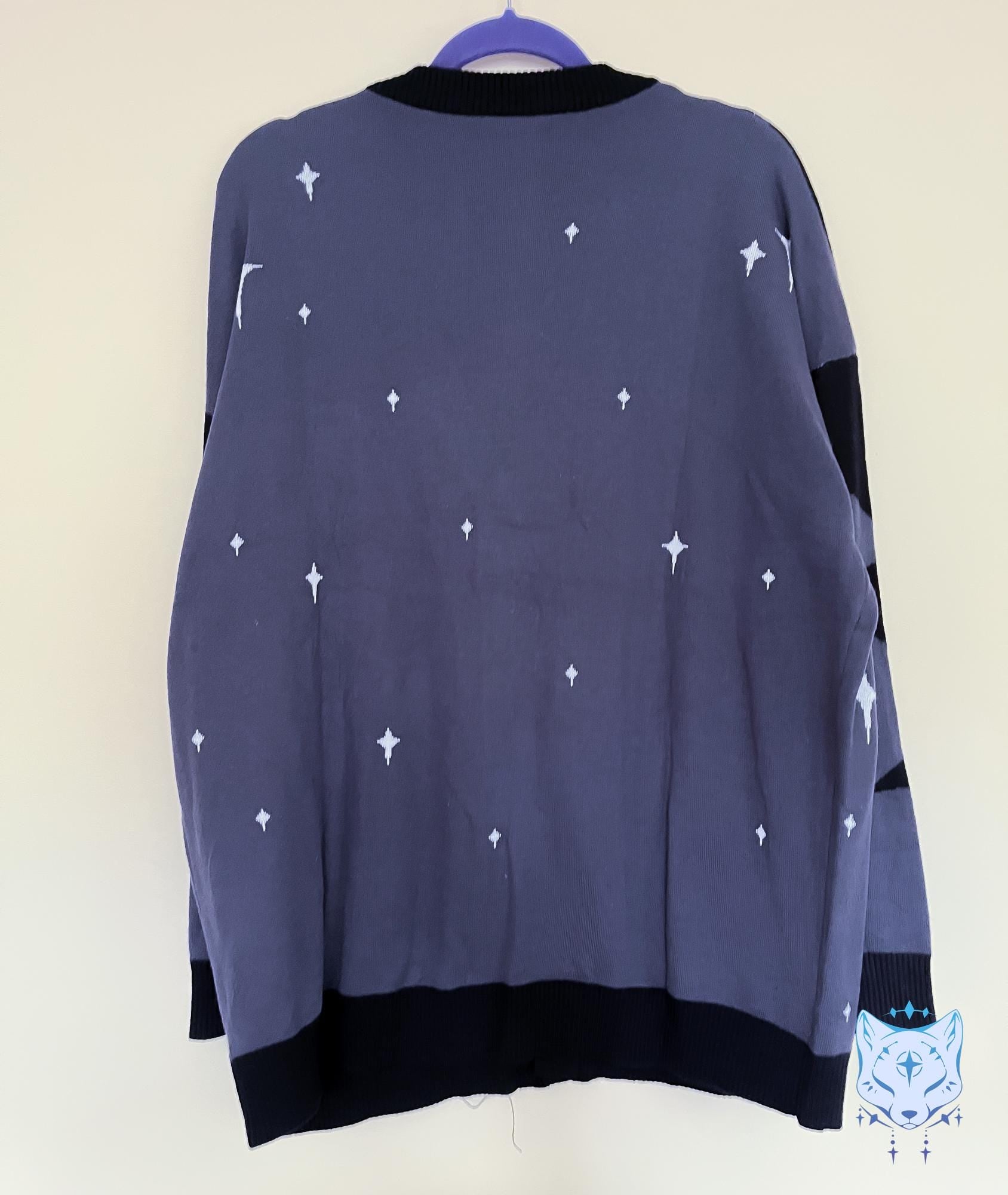 Grey Celestial Dragon Cardigan